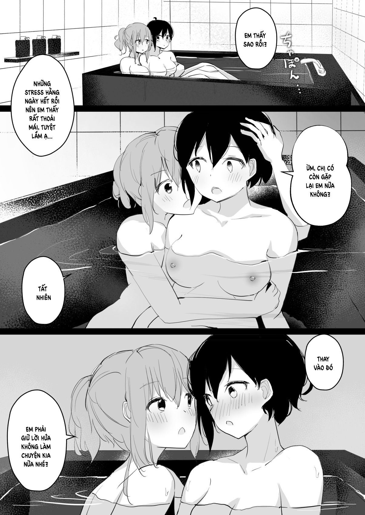 Đọc truyện hentai Do M Uraaka Joshi ga Kousoku Yuri Ecchi de Onna Doushi no Yosa o Oshiekomarechau Hon - Chap 1.2