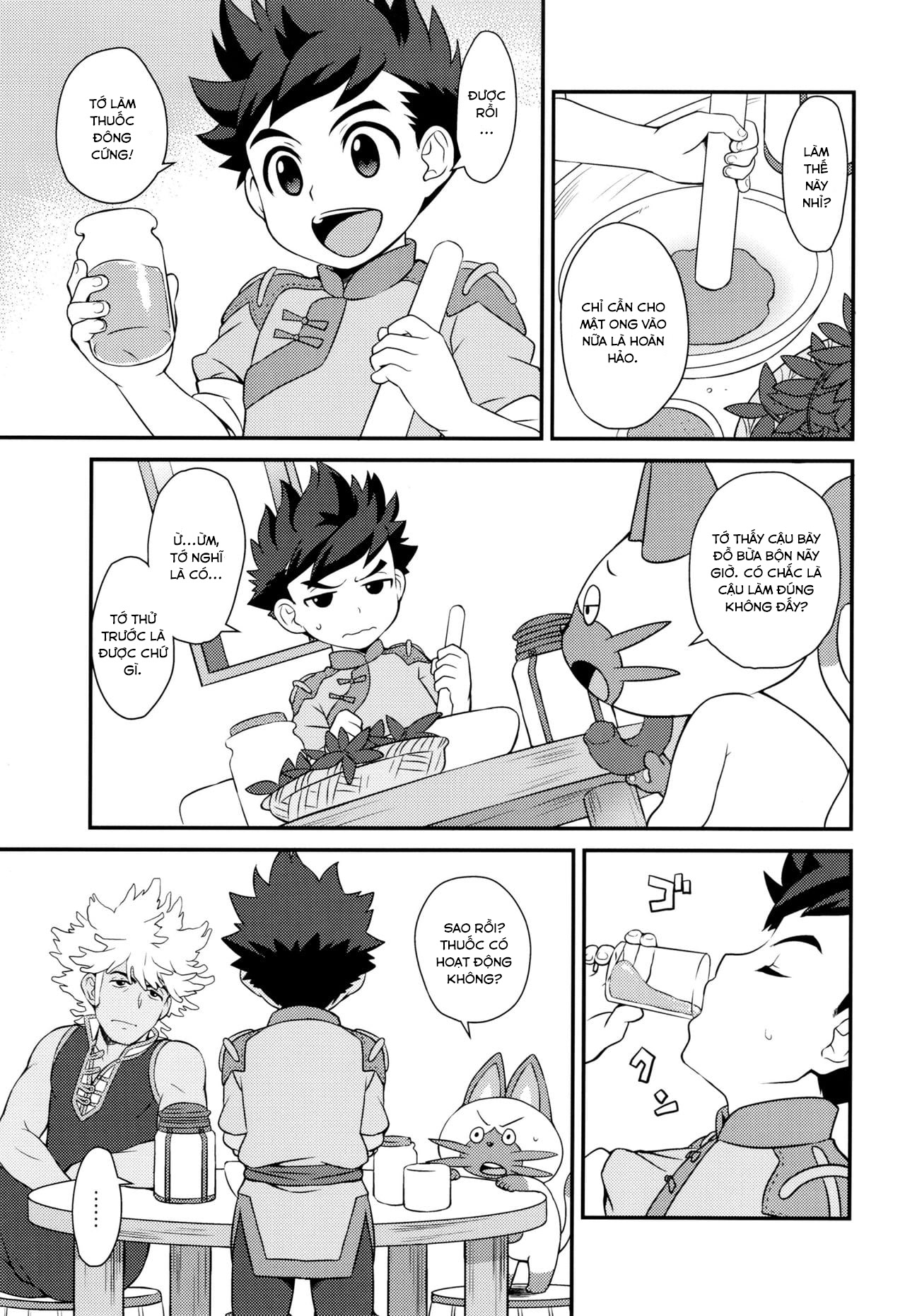 Đọc truyện hentai Tadashii Kizuna no Awasekata (Monster Hunter) - Oneshot