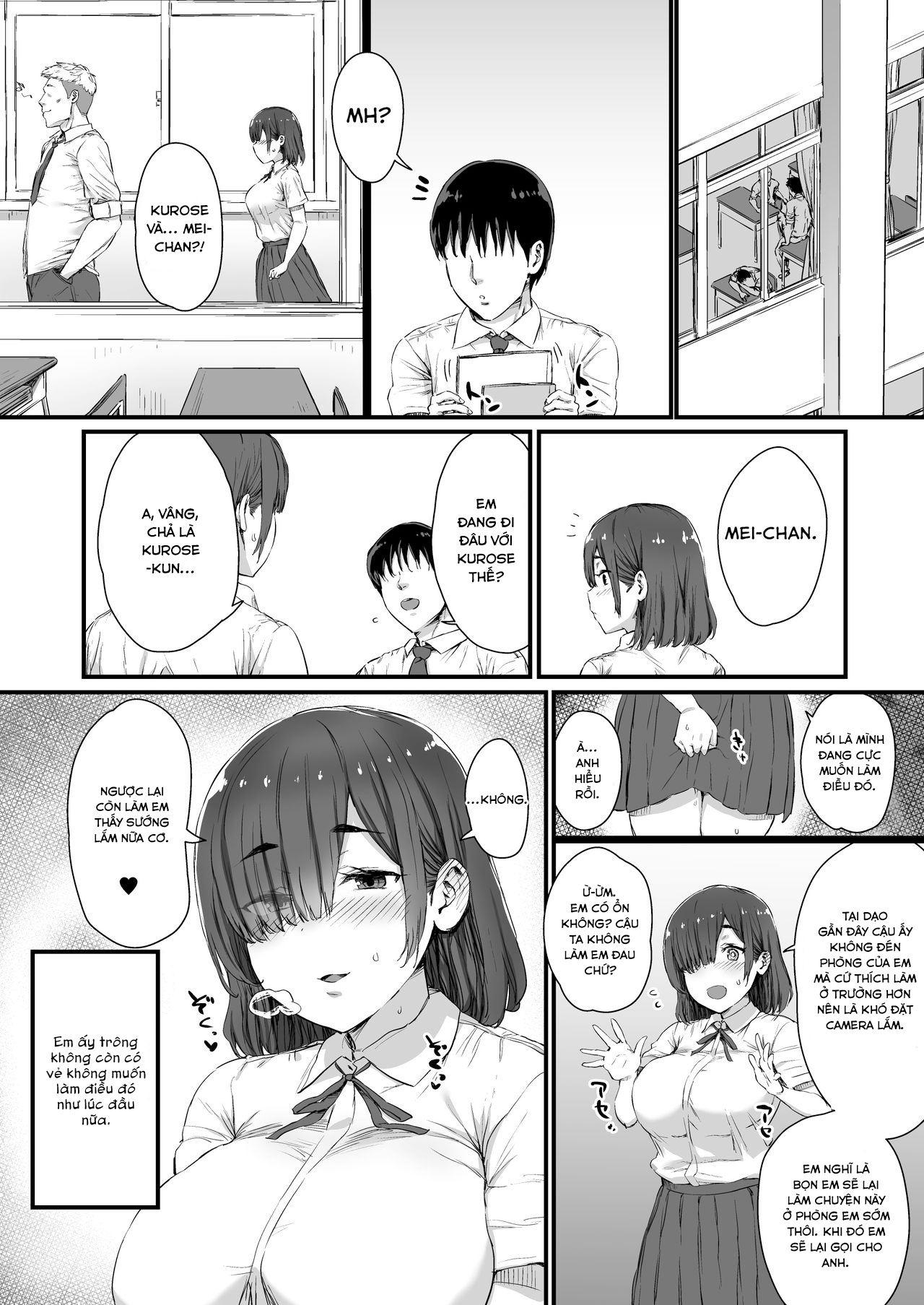 Đọc truyện hentai Cậu bạn trai thích bị cắm sừng và cô bạn gái tóc che mắt - Oneshot