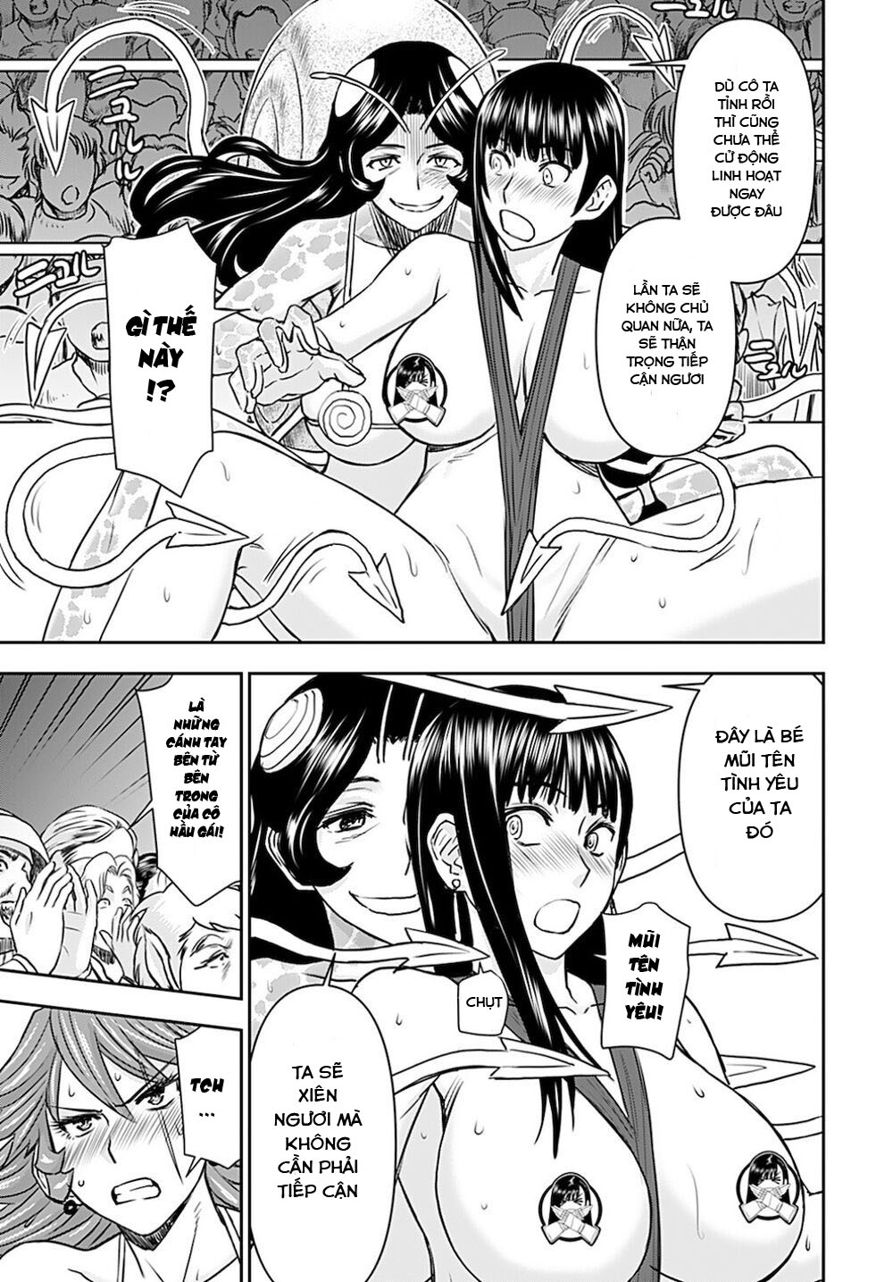 Đọc truyện hentai Xạ thủ mềm mại của Nữ chiến binh - Chap 19