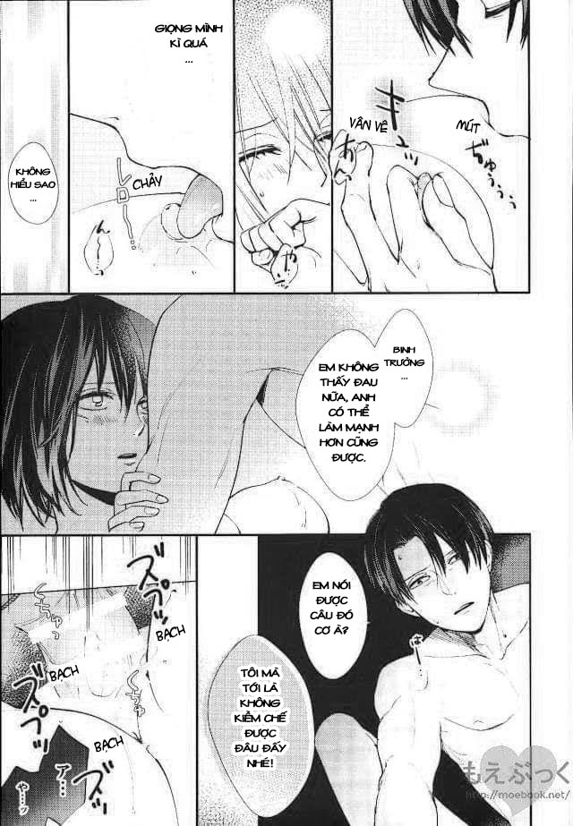Đọc truyện hentai Chẳng thể đợi chờ (Shingeki no Kyojin) - Oneshot