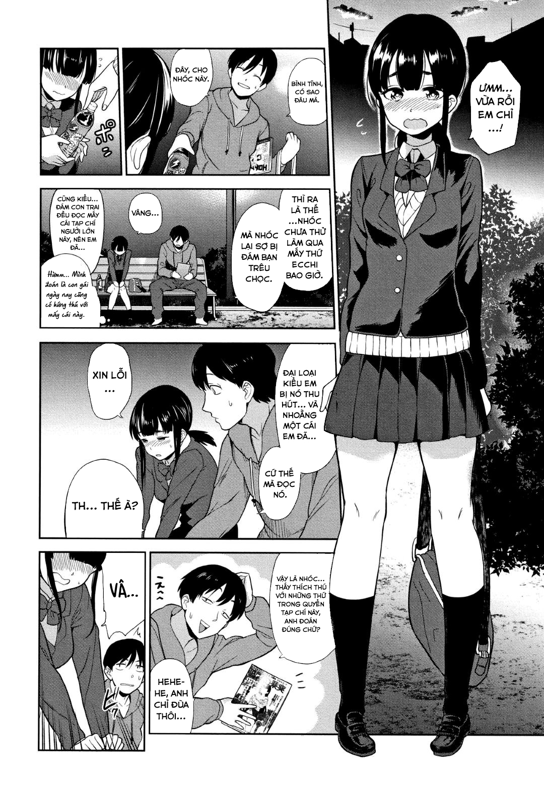 Đọc truyện hentai Tôi bắt được 1 cô gái dễ thương nhìn trộm cuốn sách tôi vứt đi - Chap 01: Cuộc gặp gỡ lạ lùng