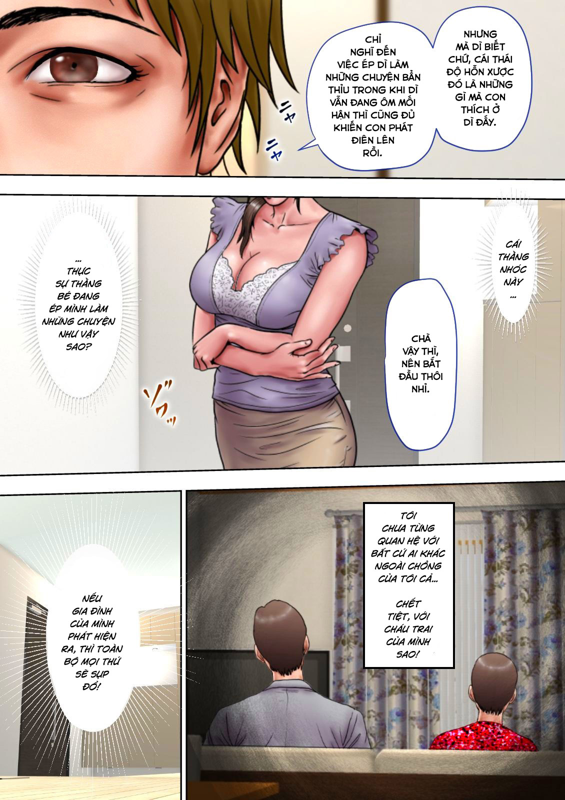 Đọc truyện hentai Thông gian với người dì quyến rũ của tôi - Chương 1.1: Sai lầm khi giúp thằng cháu!