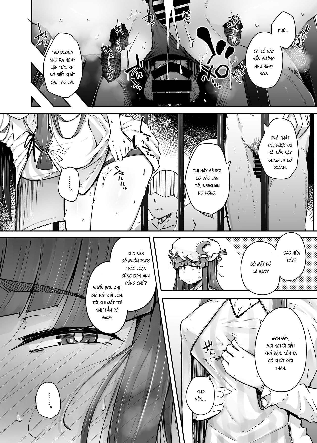 Đọc truyện hentai Sự tích cái lỗ và Cá Chà Bặc - Chap 3 Nhấp nhô cùng ma thuật không gian