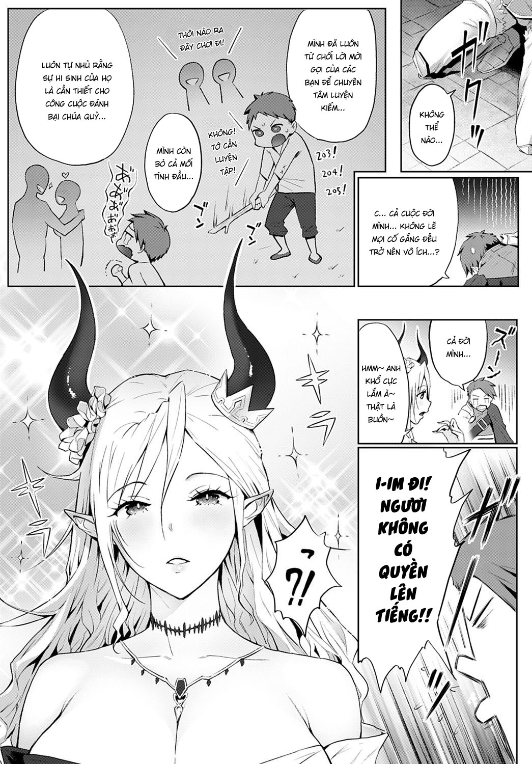 Đọc truyện hentai Cách mà tôi đánh bại chúa quỷ cứu thế giới! - Oneshot ngọt nước