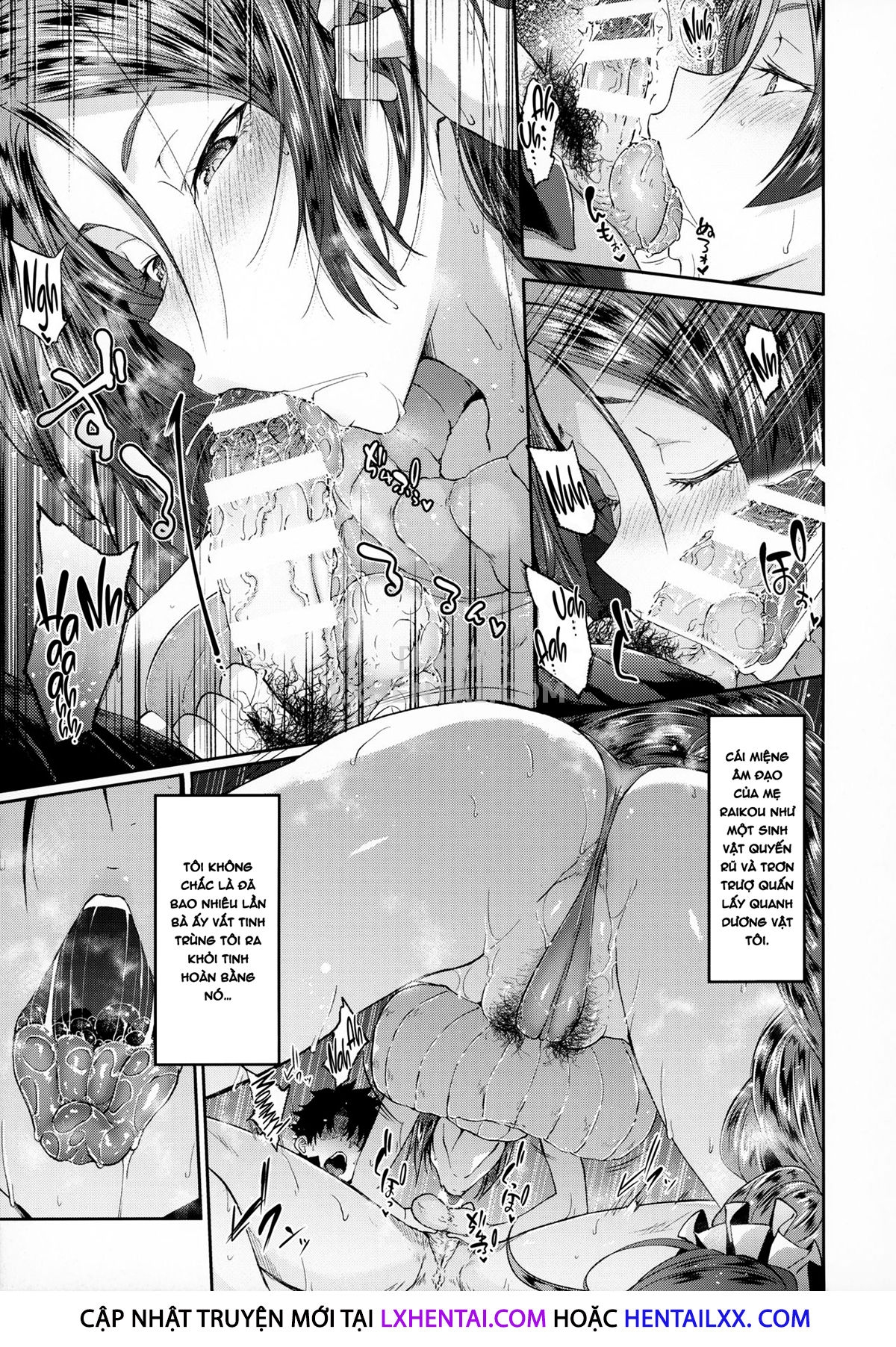 Đọc truyện hentai Raikou Mama Boseiteki Sakusei Nama Houshi. - Chap 2