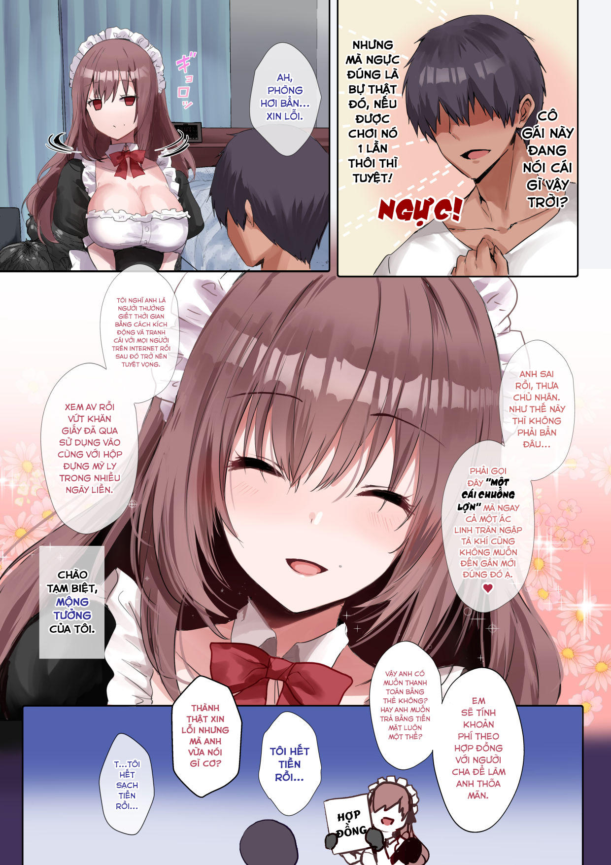 Đọc truyện hentai Anh thích một Hầu Gái máu S chứ? - Oneshot - [Full Color]
