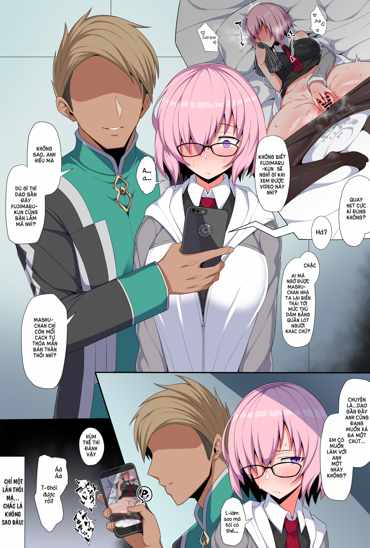 Đọc truyện hentai Tổng hợp truyện vẽ bởi Arimura Daikon - Chương 3: Saikin Senpai ni Kamatte moraete inai Kouhai Nasubi-chan (Chuyện về Kouhai Cà Tím dạo gần đây không được Senpai quan tâm)