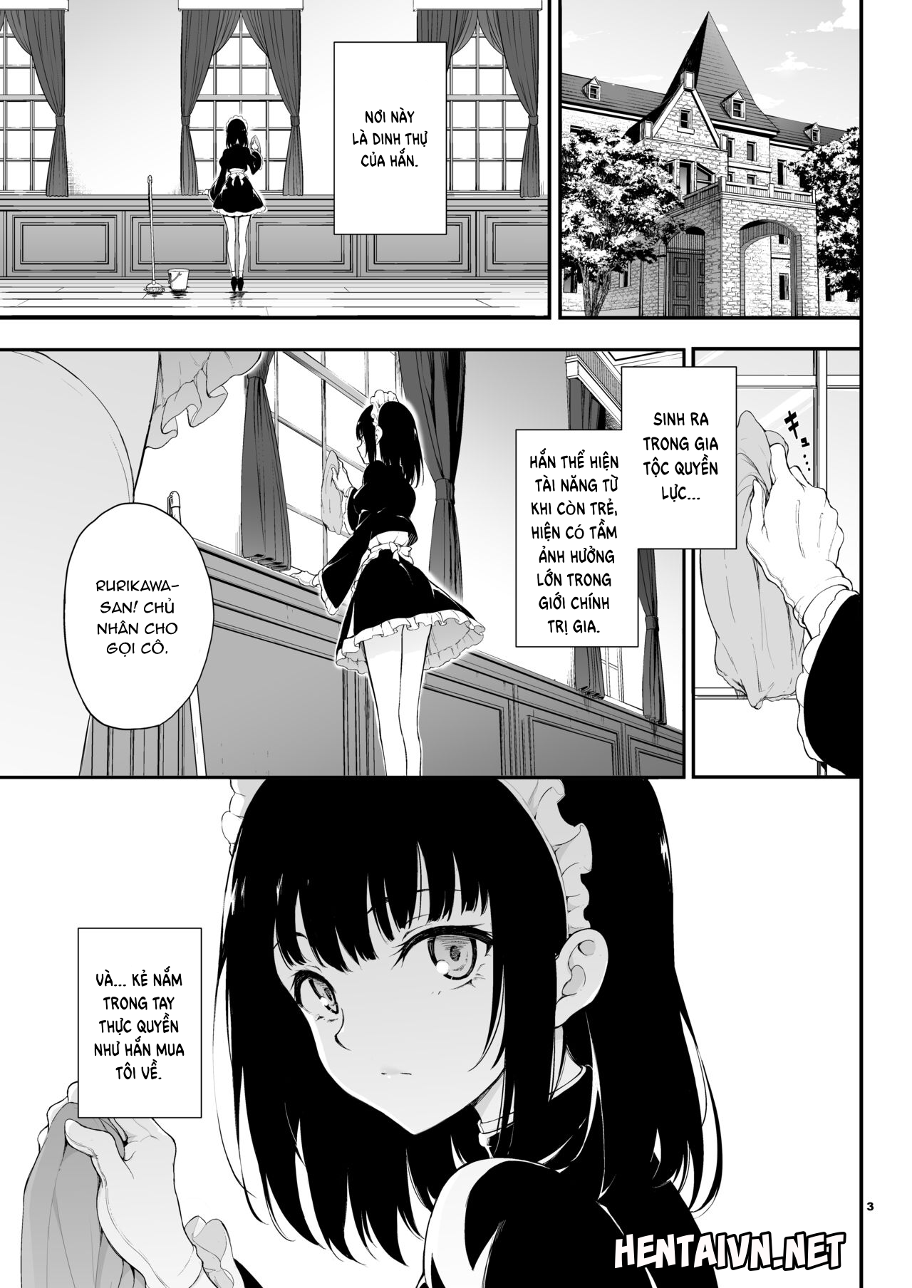 Đọc truyện hentai Maid Kyouiku - Chap 1