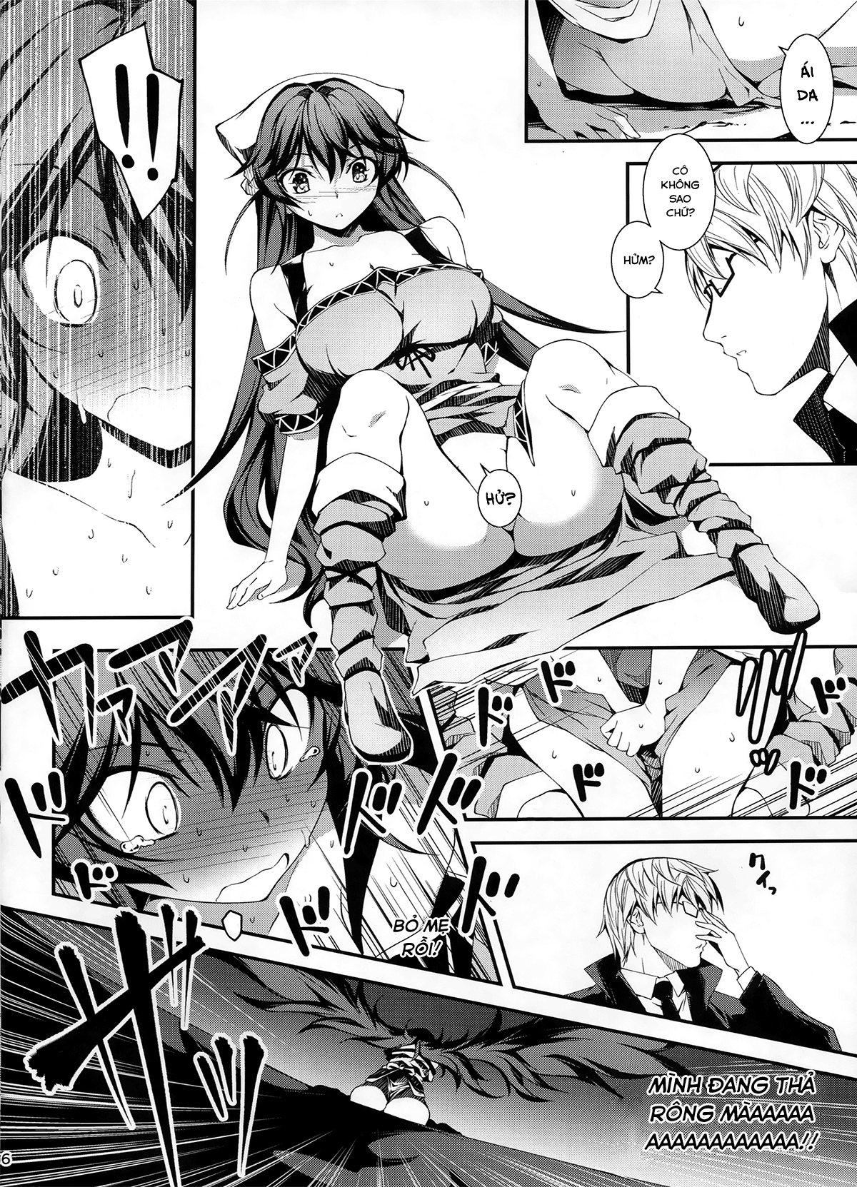 Đọc truyện hentai Anh nhân viên sang dị giới - Chap 3: Anh nhân viên hắc ám và cô nàng rồng Indra