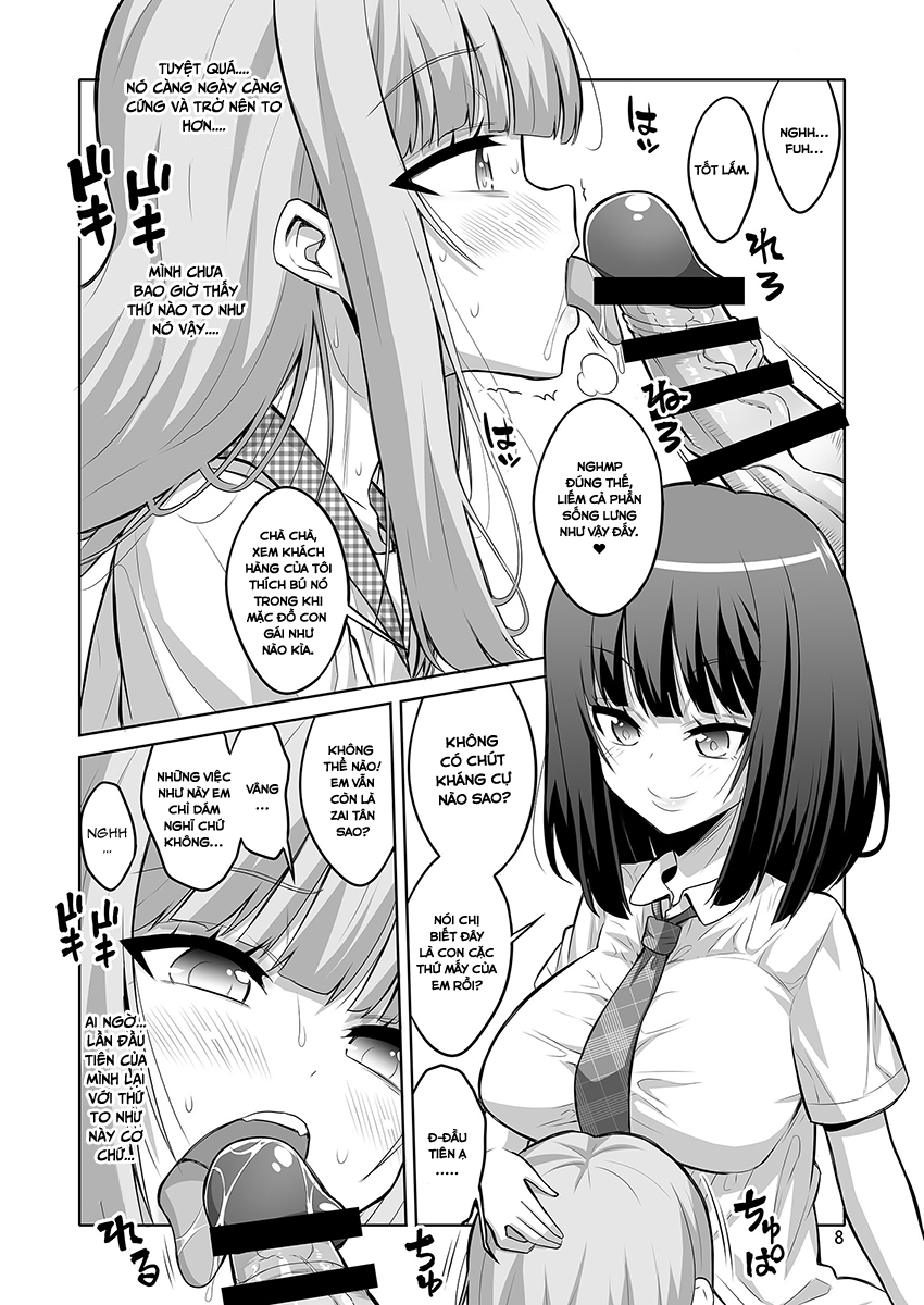 Đọc truyện hentai Otokonoko ga Futanari JK DeliHeal o Yondara Byou de Mesu Ochi - Oneshot