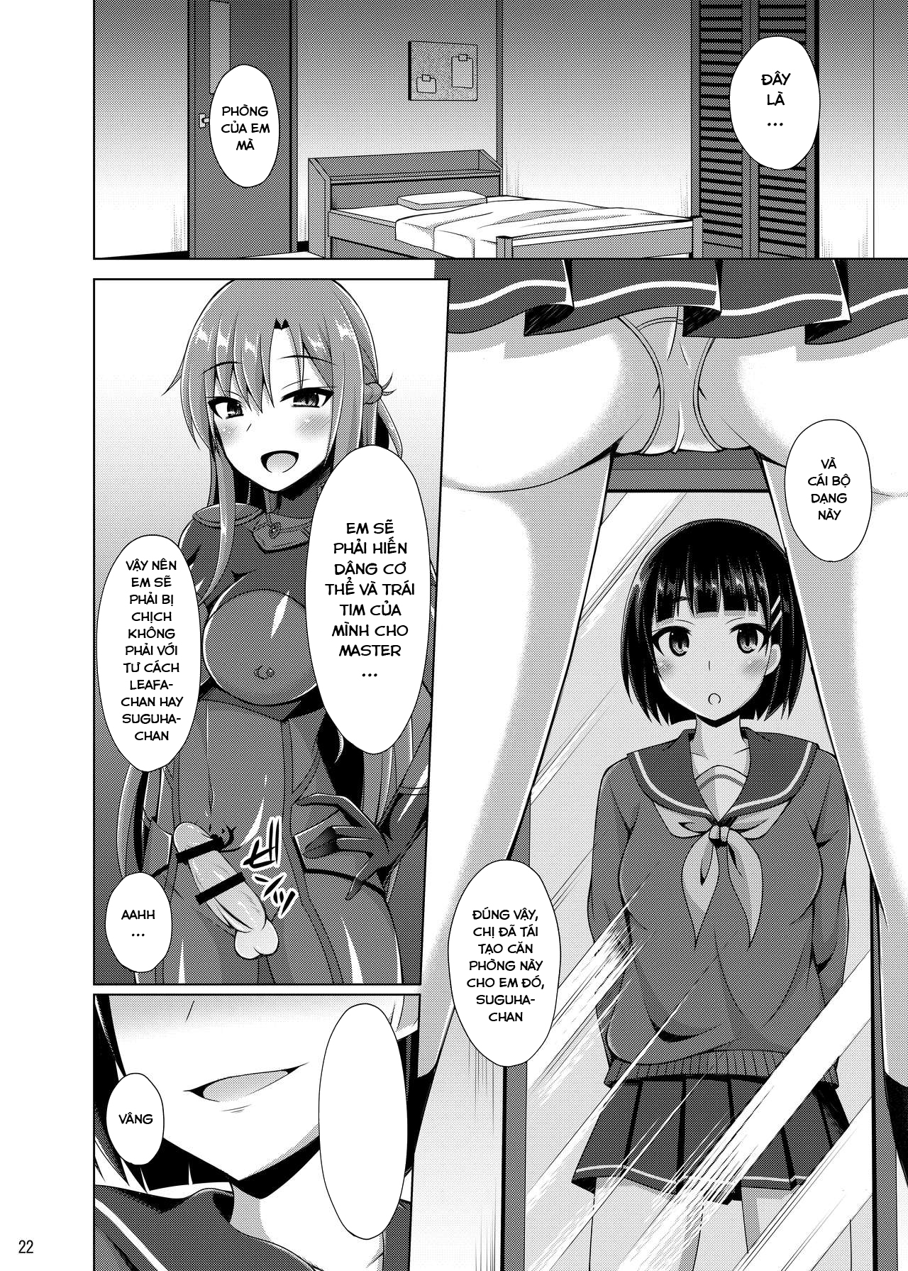 Đọc truyện hentai Kanojo wa Mou ...Onii-chan... to wa Yonde Kurenai... (Sword Art Online) - Oneshot