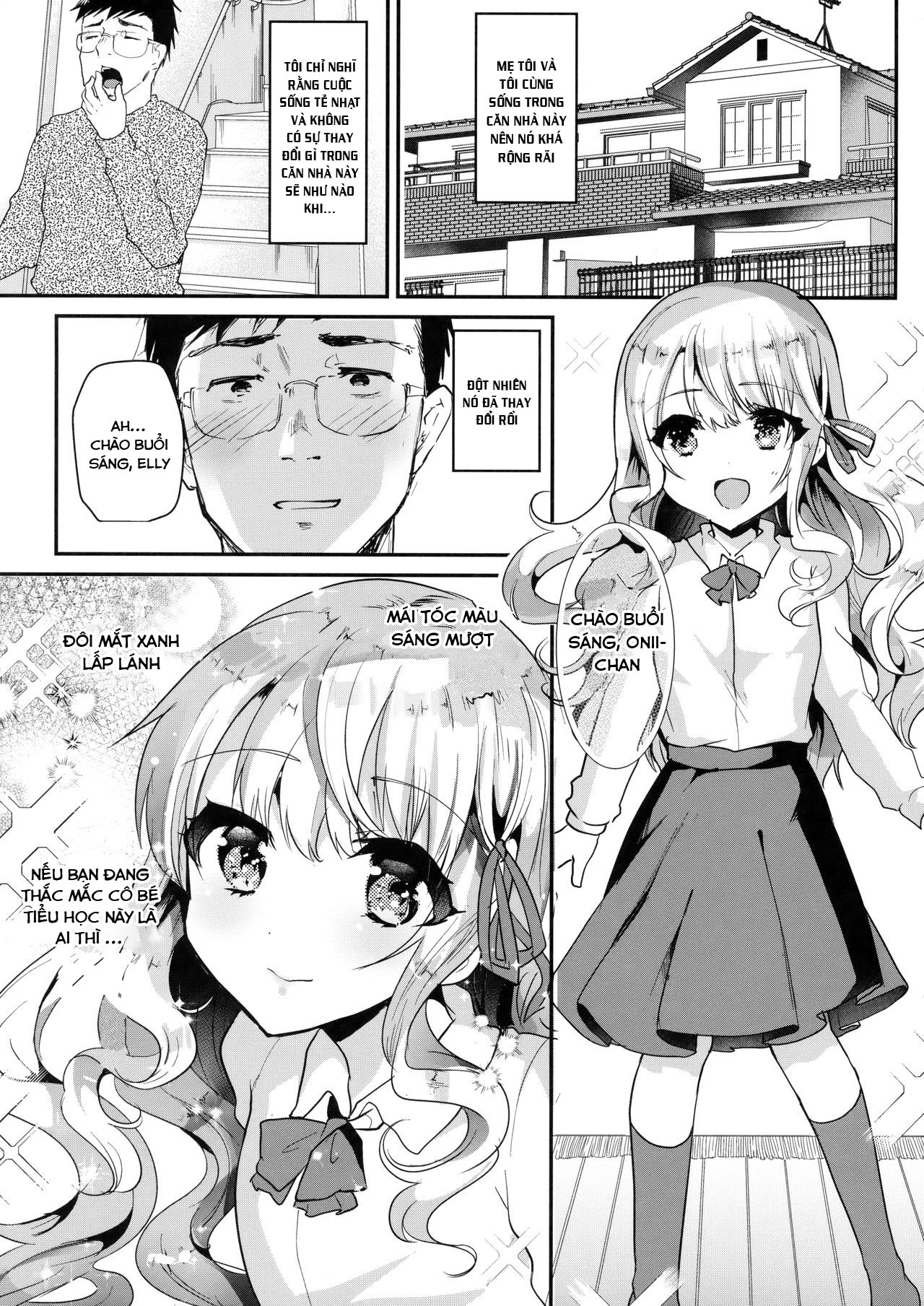 Đọc truyện hentai Em gái Elly-chan dễ thương - Chap 1: Em gái đáng yêu