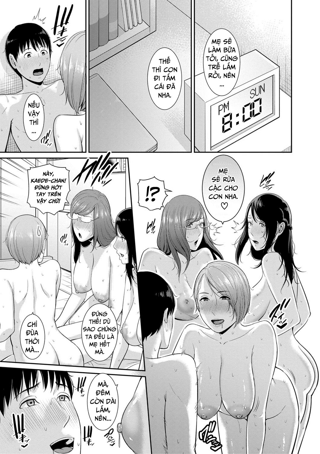 Đọc truyện hentai Ba người mẹ cuồng dâm Chap 8 END