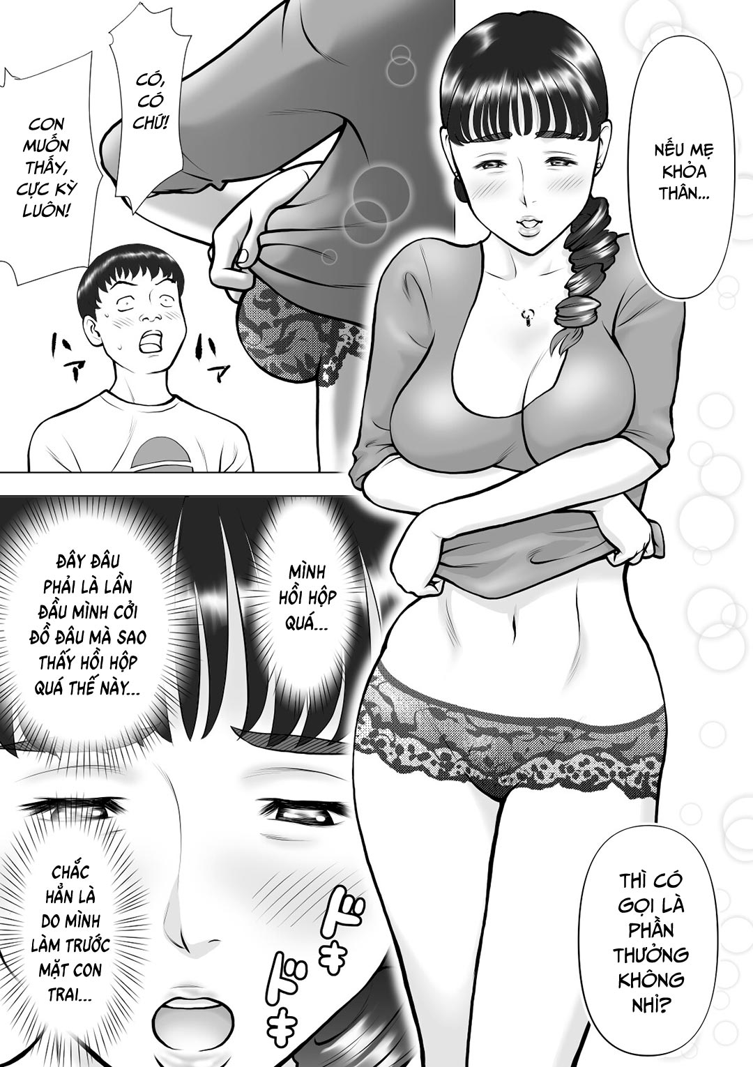 Đọc truyện hentai My Semen Spilling From My Mother's Lips - Oneshot