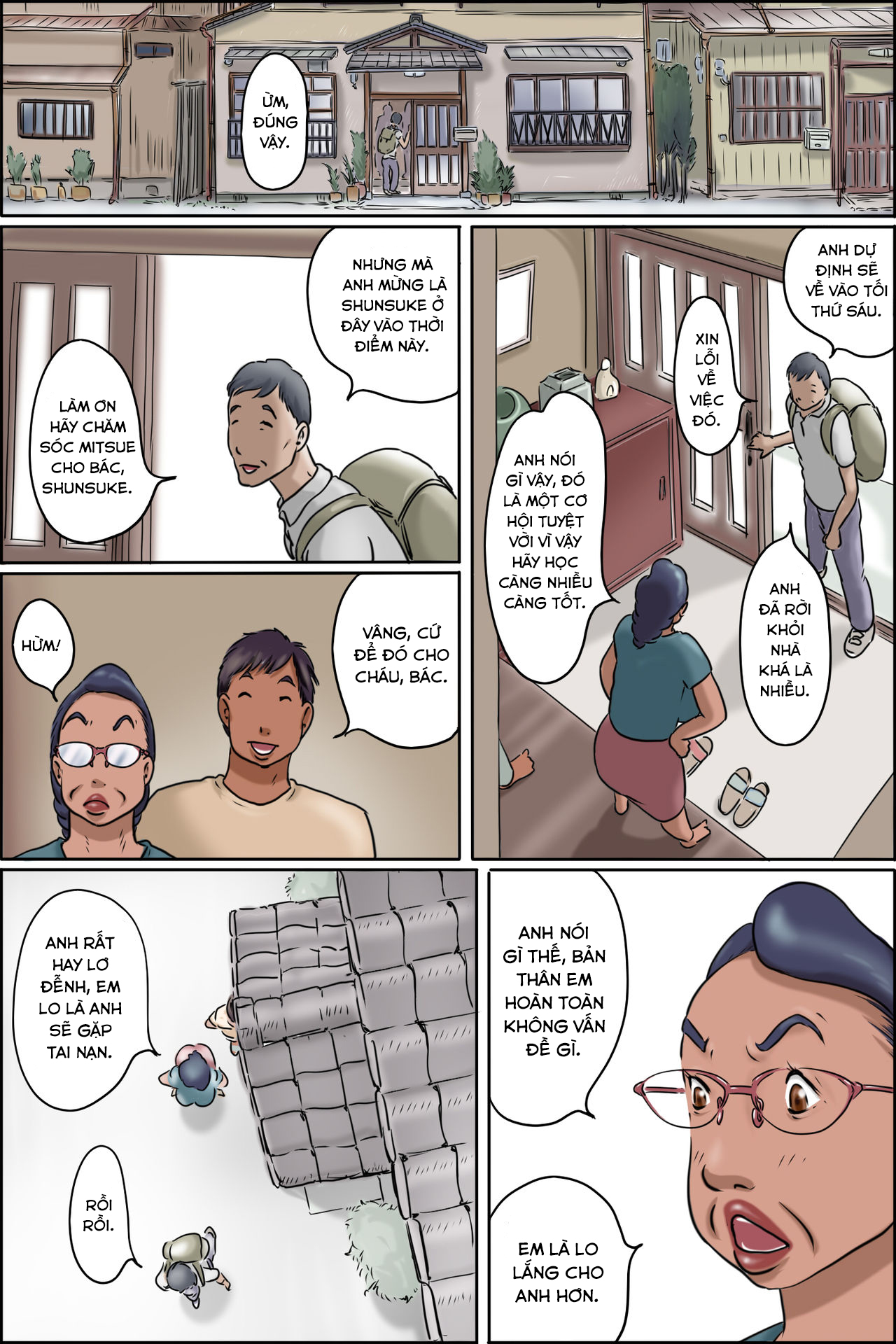 Đọc truyện hentai GOGO Shimura no Oba-chan - Chap 1