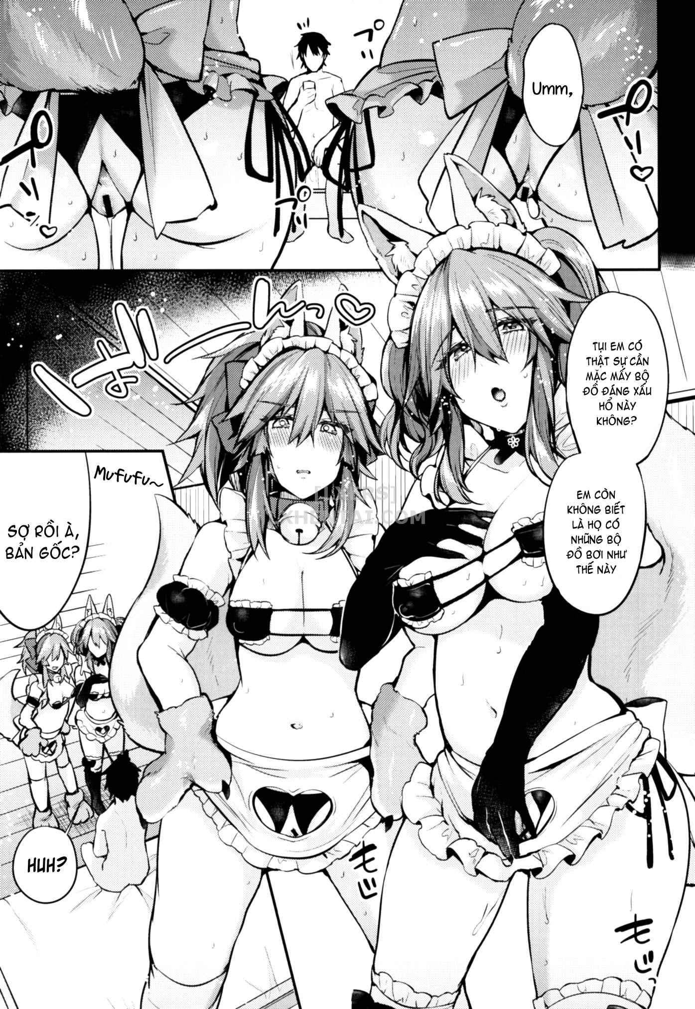 Đọc truyện hentai Maid Service Double Fox - Oneshot