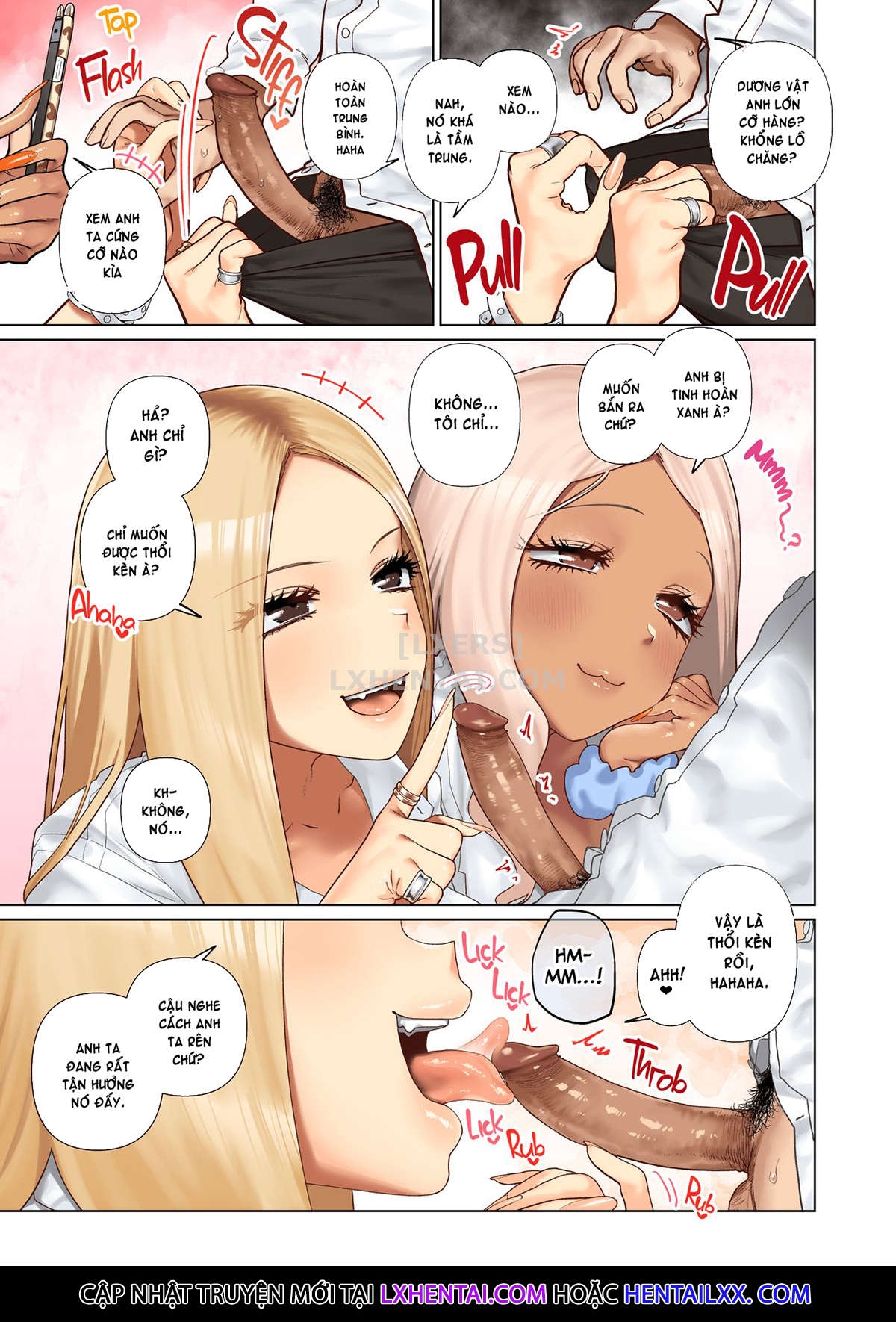 Đọc truyện hentai Oshikake Bakunyuu Gal Harem Seikatsu! - Oneshot