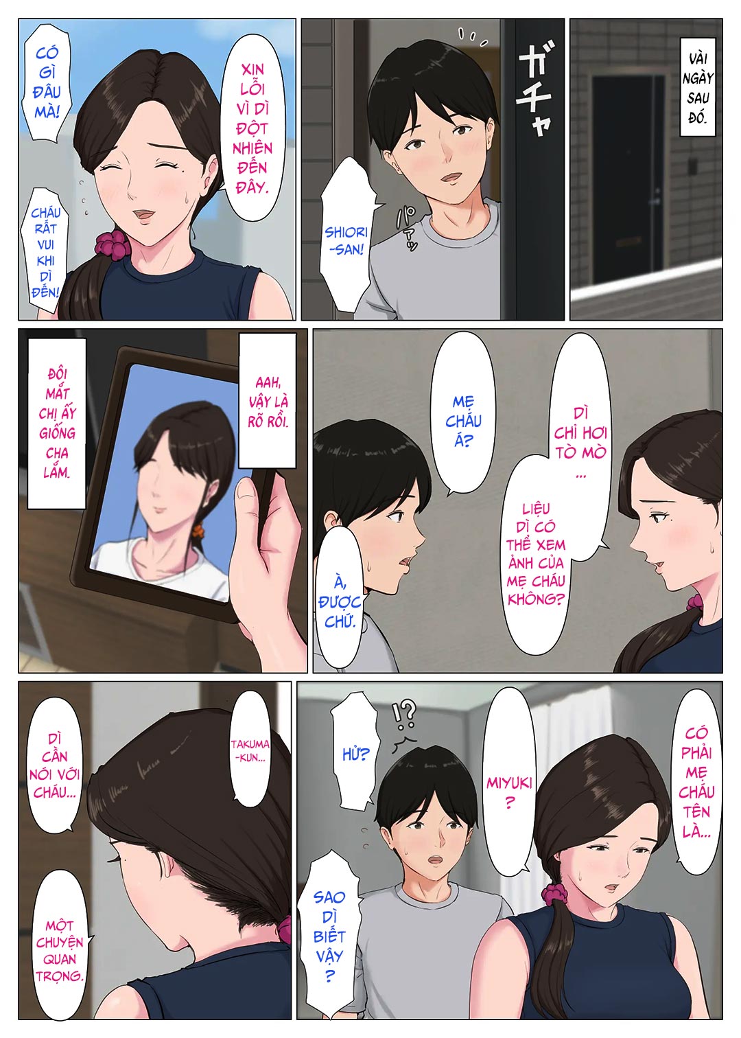 Đọc truyện hentai Người phụ nữ giống mẹ tôi - Chap 2.2