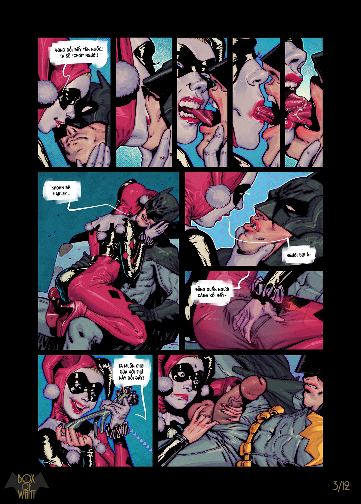 Đọc truyện hentai Cạm bẫy chết người của Harley Quinn - Siêu phẩm Comic