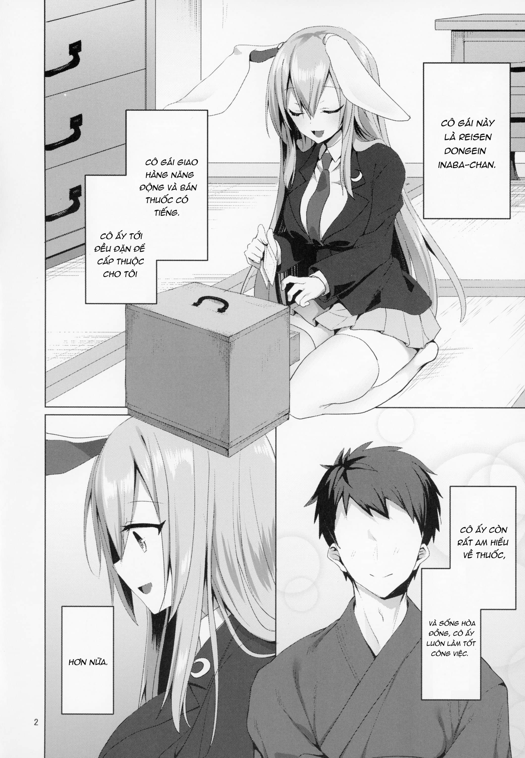 Đọc truyện hentai A Medicine For Mating With A Rabbit In Heat Until Morning (Touhou Project) - Oneshot