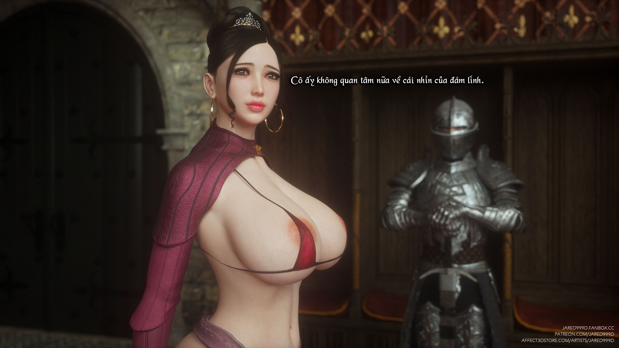 Đọc truyện hentai Fallen Lady - Vol 2 - Chap 5: Buổi thiết triều cực khoái