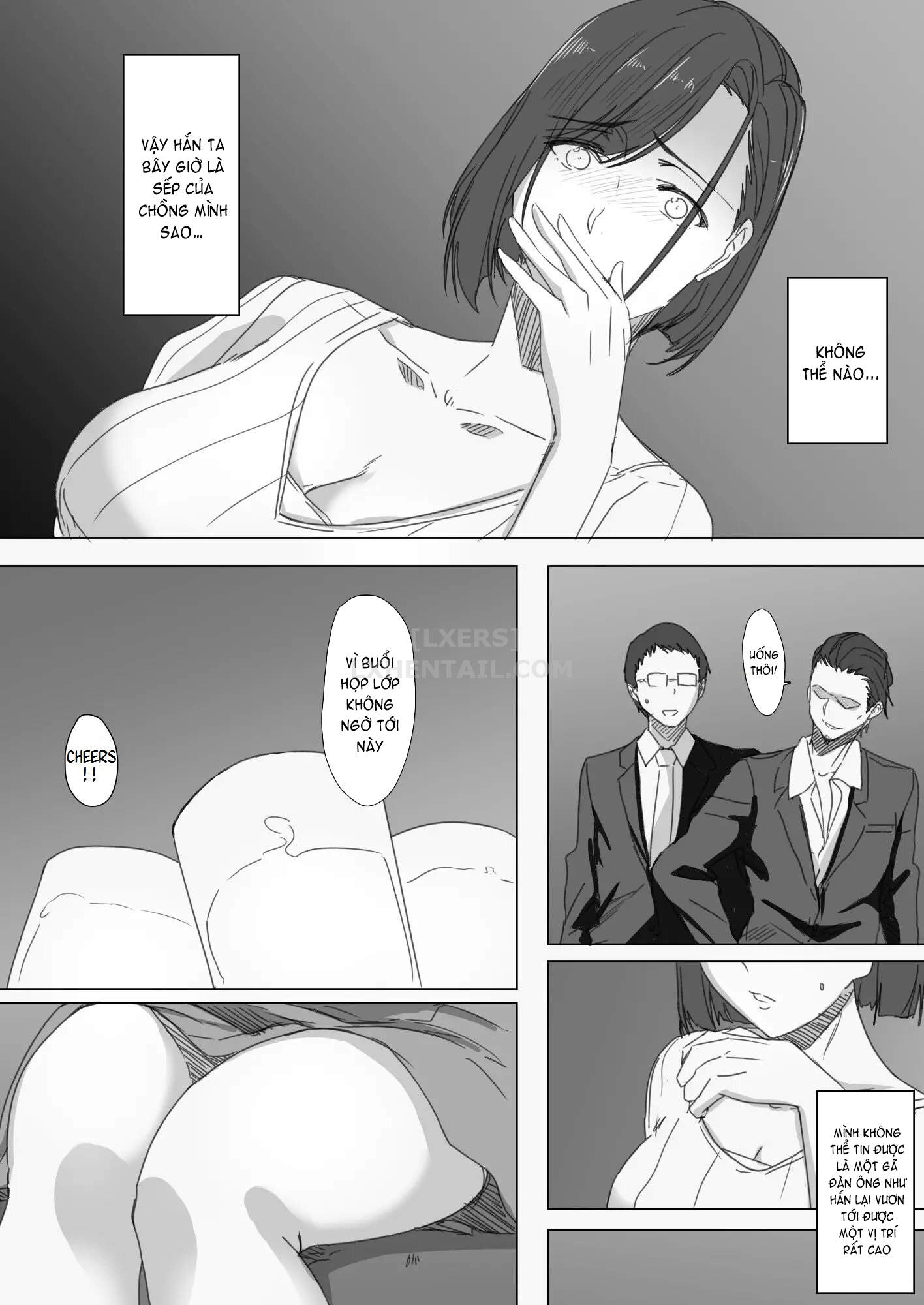 Đọc truyện hentai Kouman Tsuma ga Netorarete - Oneshot