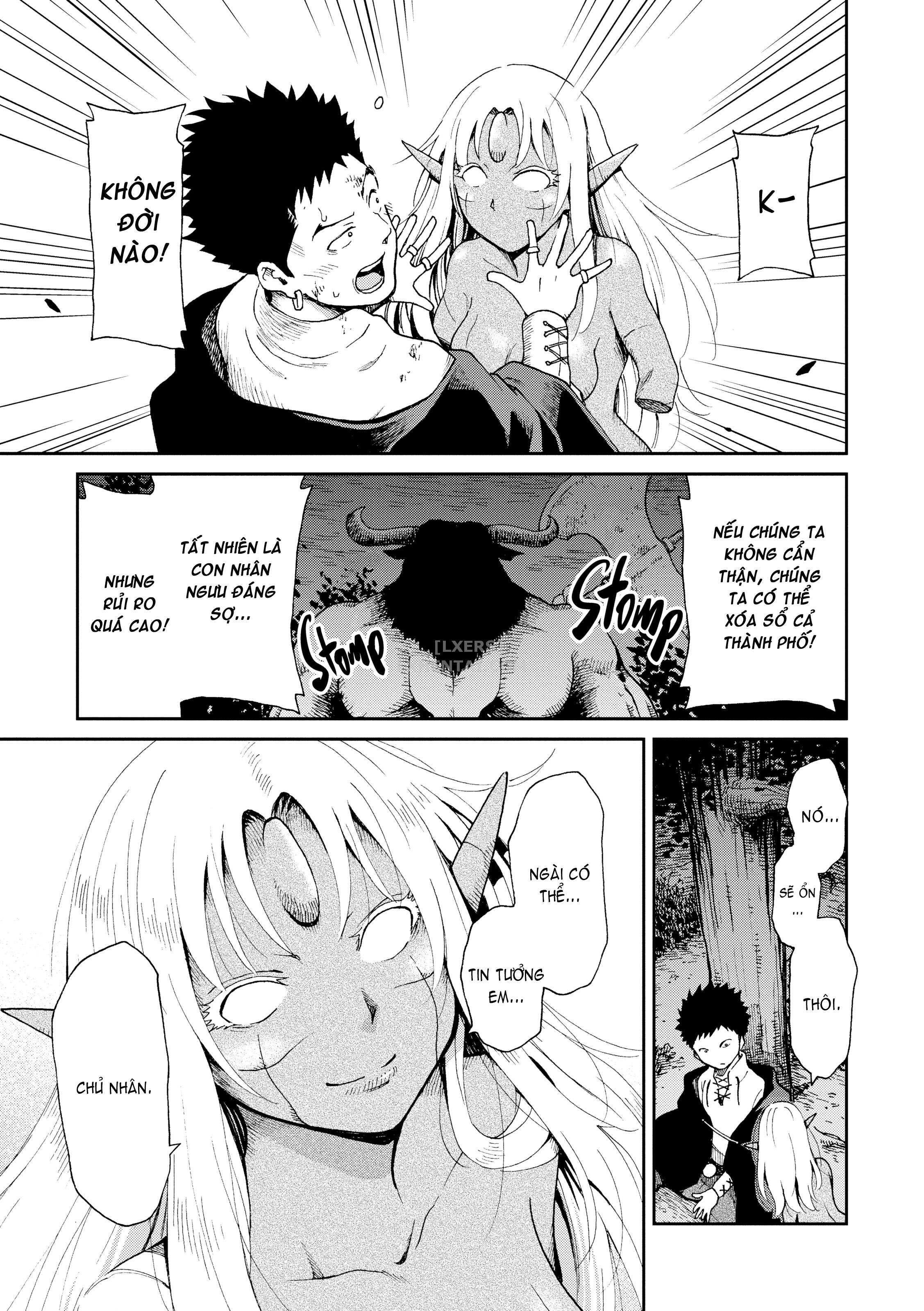 Đọc truyện hentai Monster Girls With a Need for Seed - Chap 11 - I Crafted a Golem to Make a Name for Myself as a Grand Sorcerer, but…