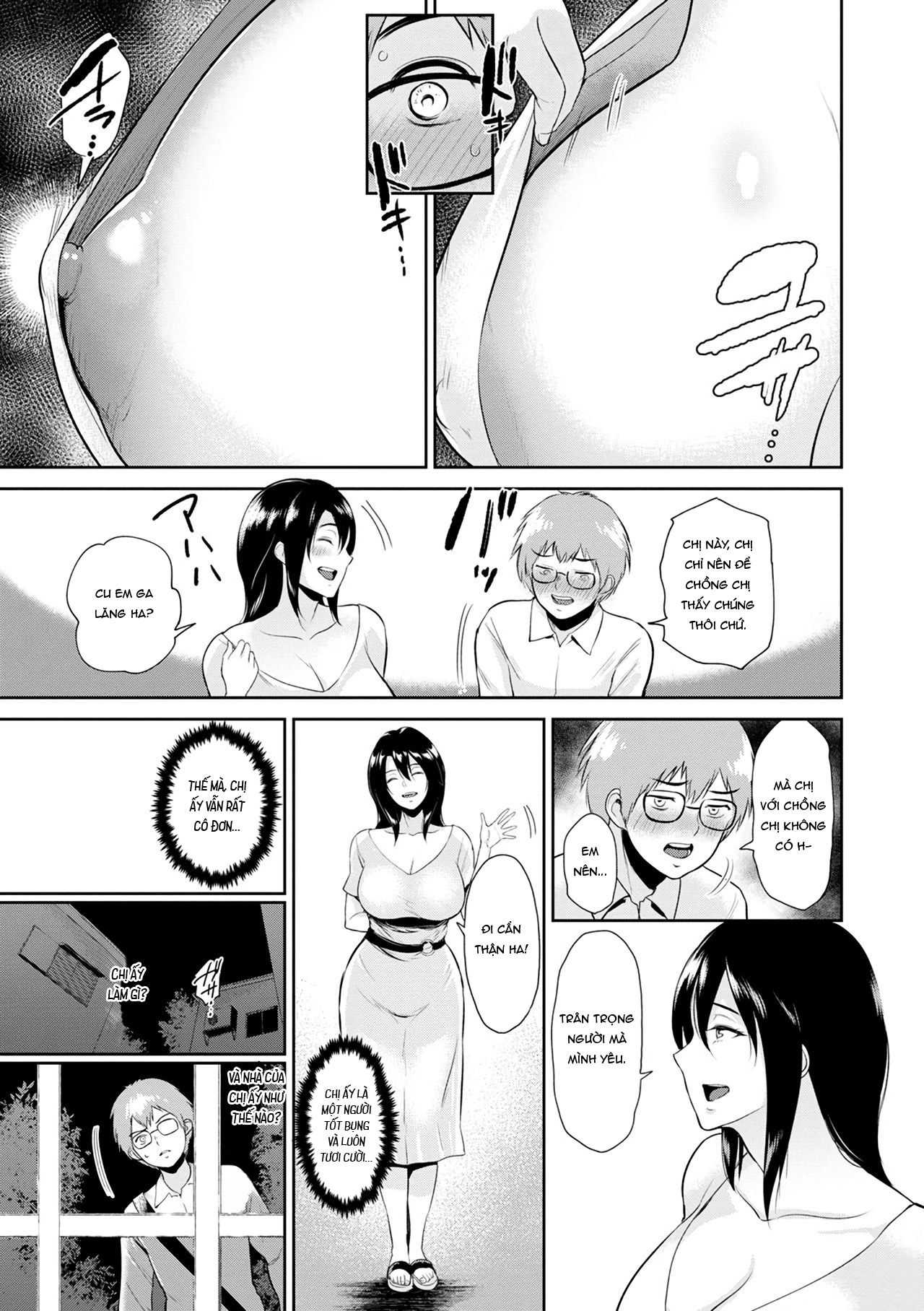 Đọc truyện hentai Miwa-san no Nakaniwa de - Oneshot