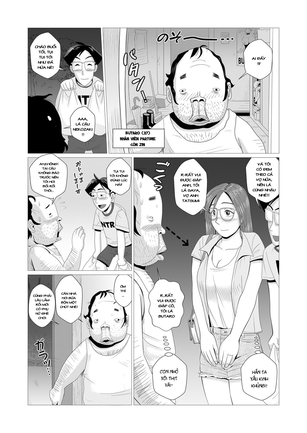 Đọc truyện hentai Tôi Hạnh Phúc Khi Bị Cắm Sừng - Chap 1-Saya và 2 ông chú còn zin
