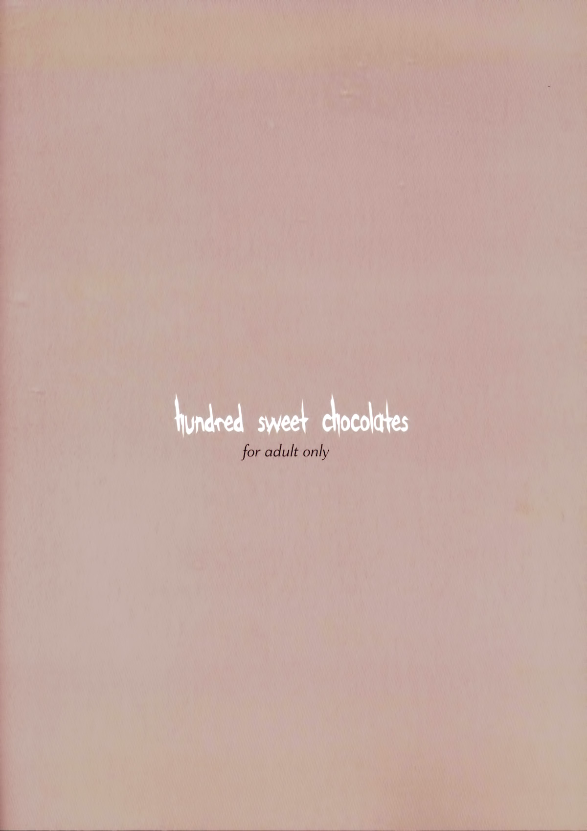 Đọc truyện hentai Hundred Sweet Chocolates - Hundred Sweet Chocolates [Princess]