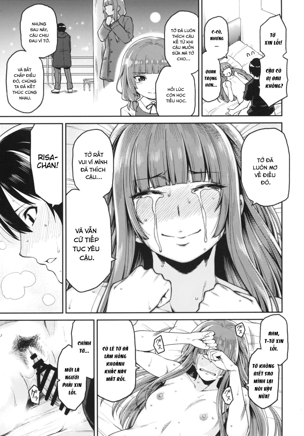 Đọc truyện hentai Kamizaki-san to Hajimete no Hi - Oneshot
