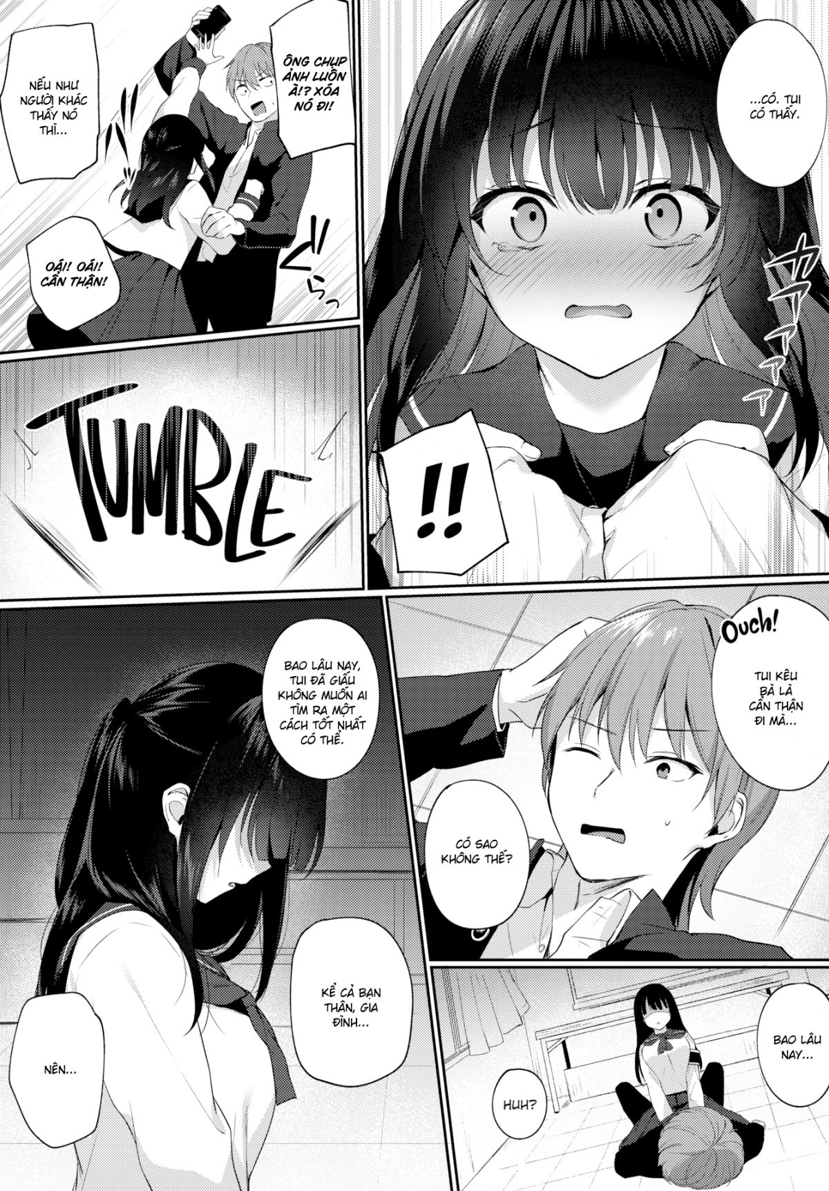 Đọc truyện hentai Điều Gì Nằm Giữa Hai Màu Đen & Trắng? - Oneshot