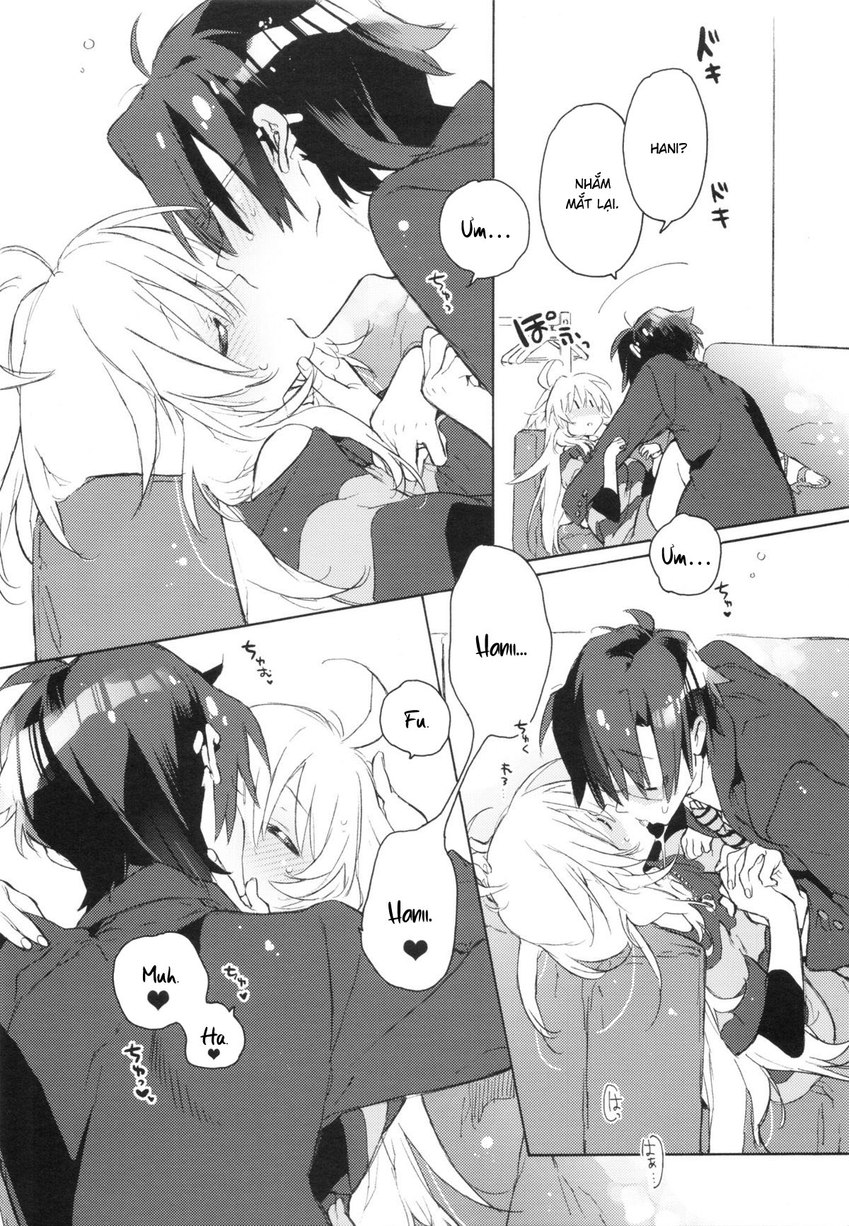 Đọc truyện hentai Miki Hoshii series - Anh đến để được yêu em với bó hoa trên tay