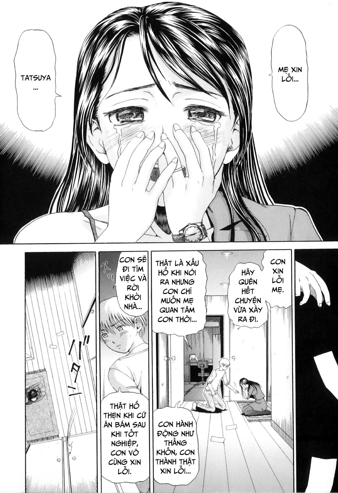 Đọc truyện hentai Khát khao mẹ và con trai - Chap 4 - Mẹ làm gái