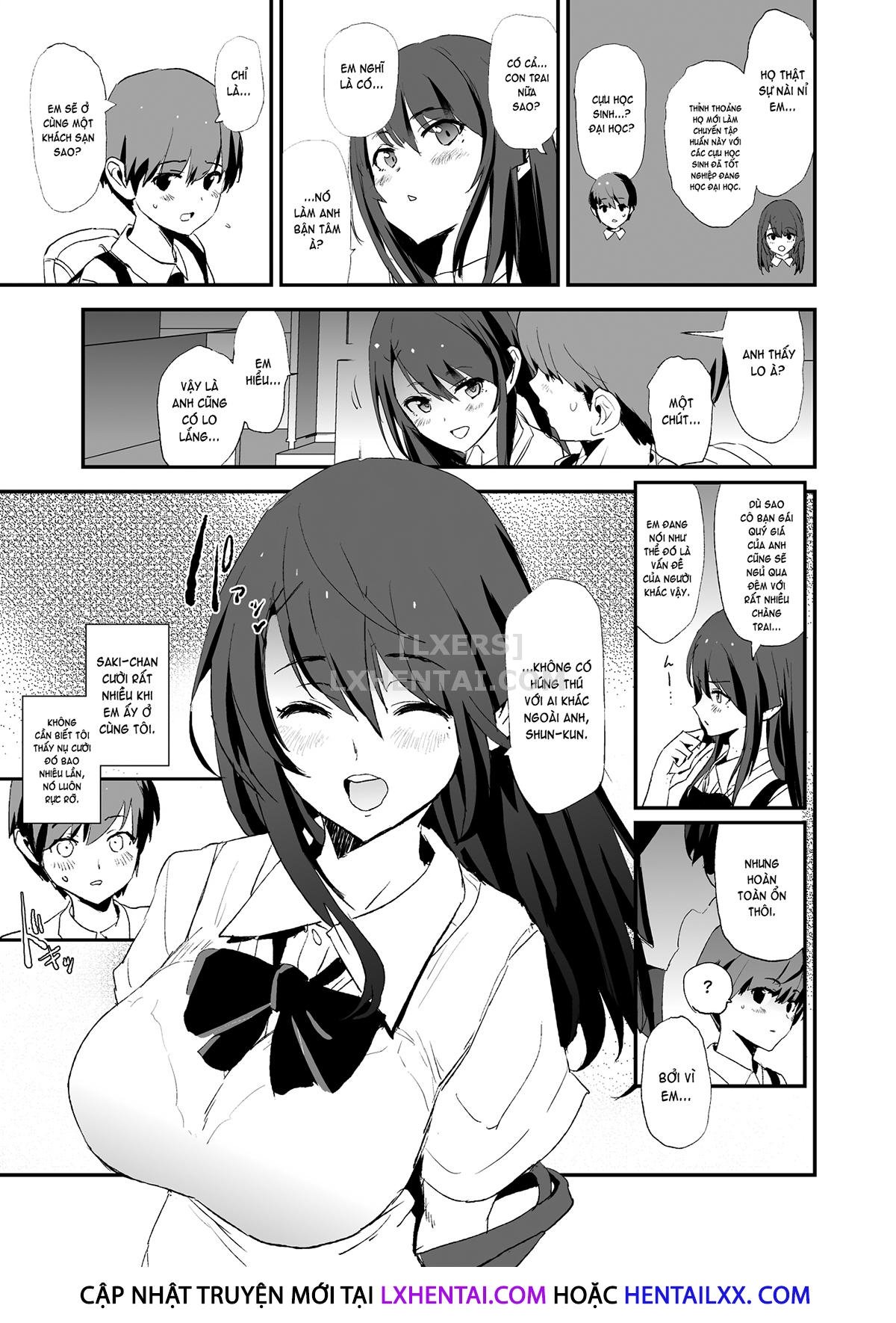Đọc truyện hentai Cocksleeve Camp - Chap 1 - It Seems Your Girlfriend Is Going To The Cock Sleeve Camp