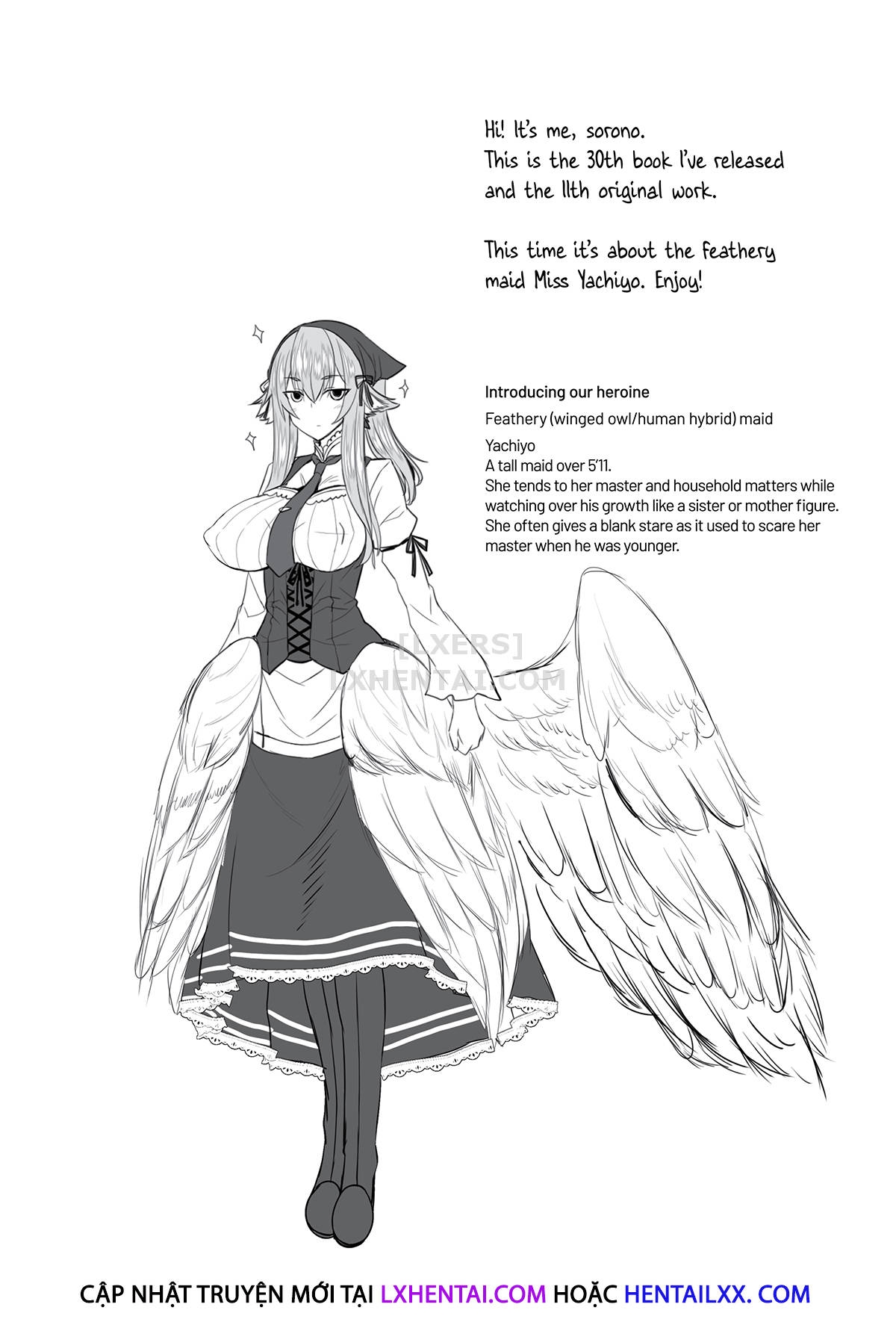 Đọc truyện hentai Feathery Maid Miss Yachiyo - Oneshot