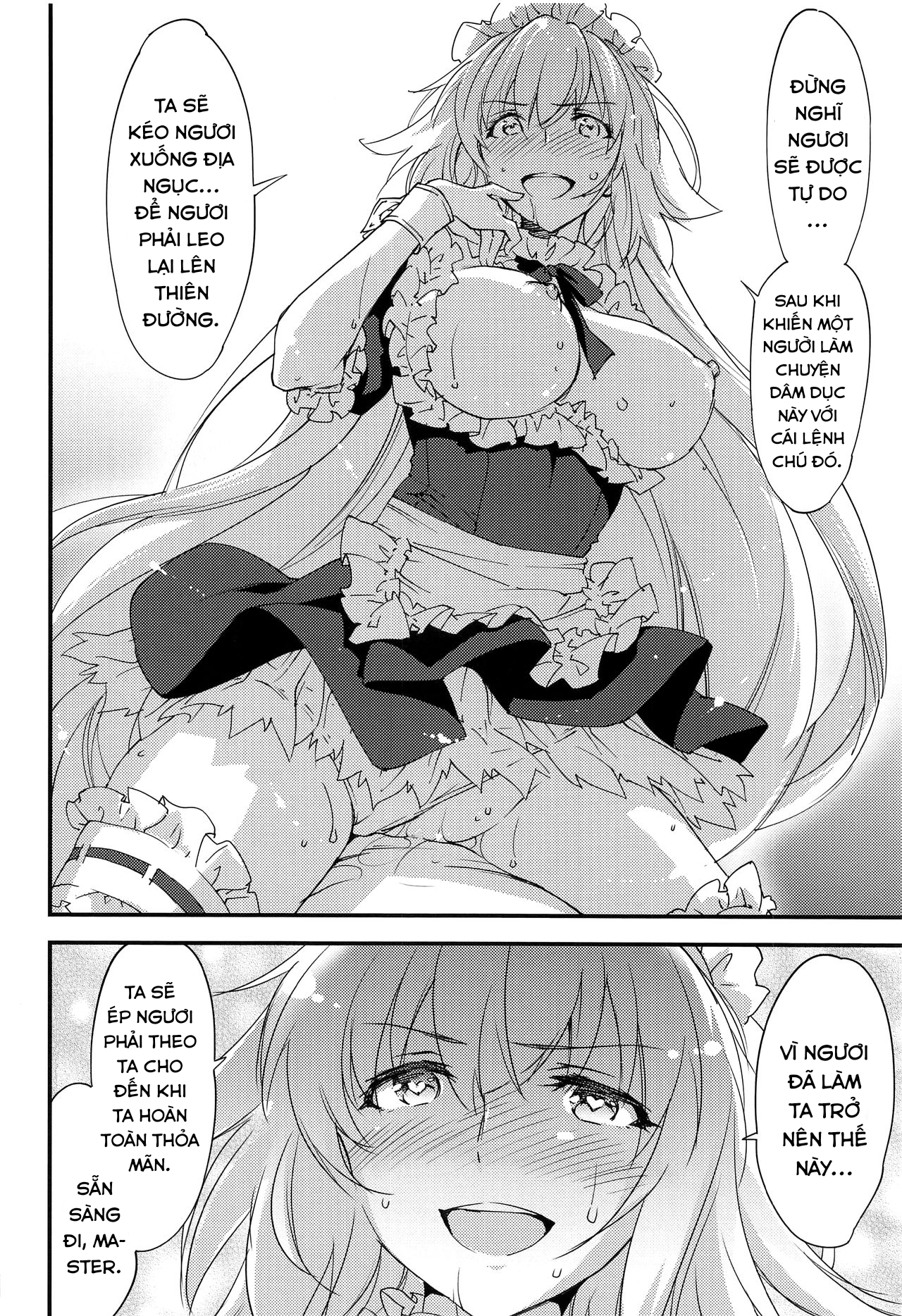 Đọc truyện hentai Hầu gái Jeanne, phục vụ nào! - Oneshot