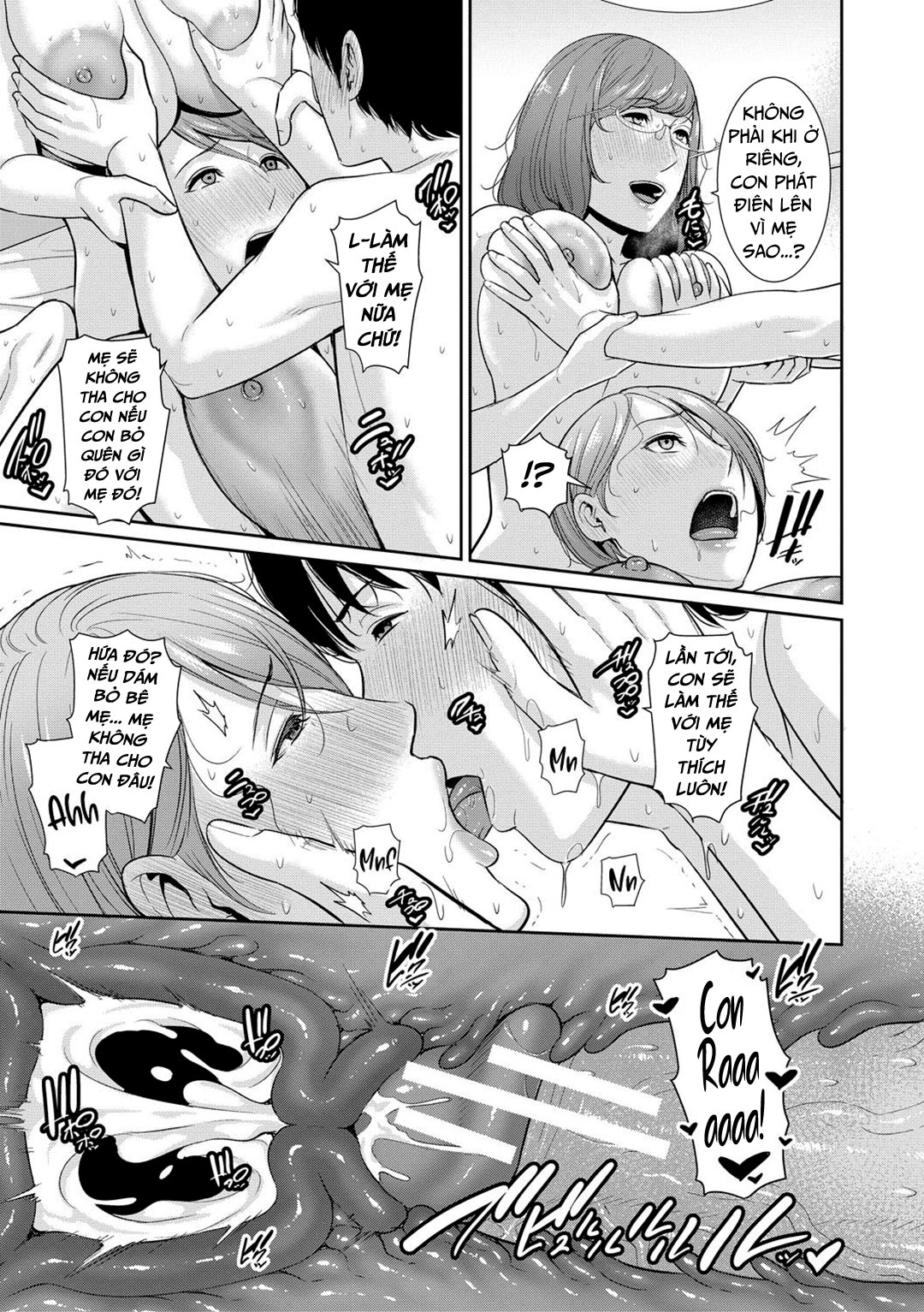 Đọc truyện hentai Ba người mẹ cuồng dâm Chap 8 END