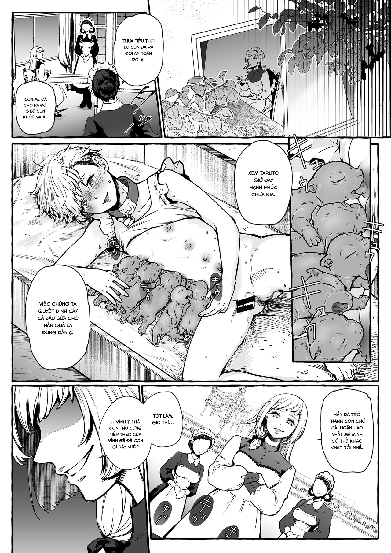 Đọc truyện hentai Osu Inu Ni Metorareta Otoko; ~ Teishuku Na Hanayome Inu No Sodatekata ~ - Oneshot