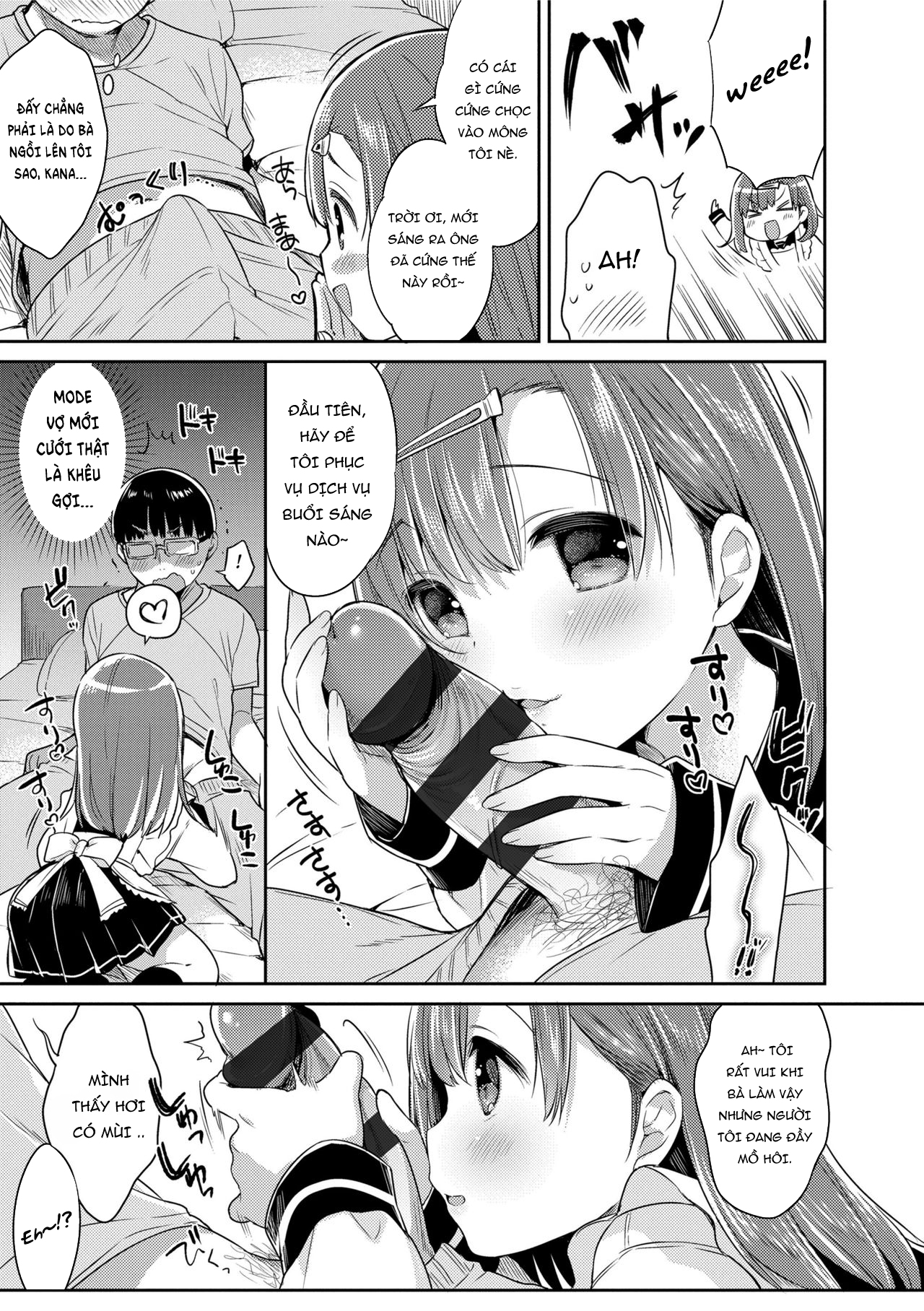 Đọc truyện hentai Hatsukoi Ecchi - First love H. - Chap 1: Vợ mới cưới