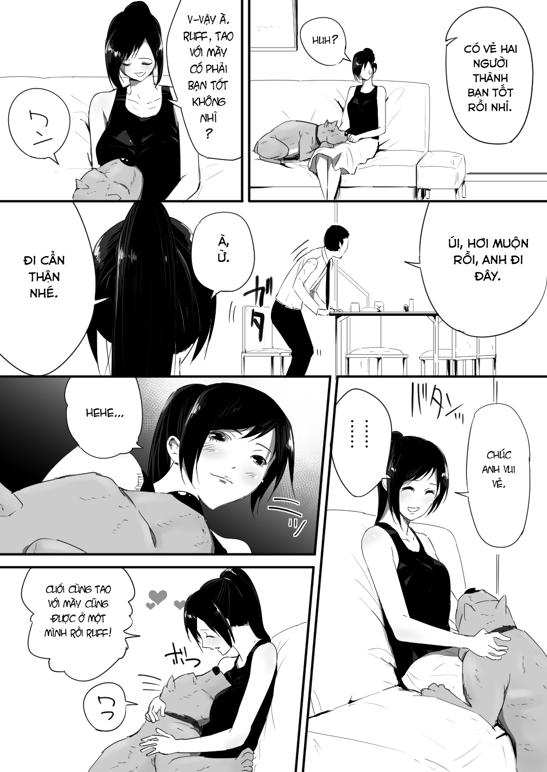 Đọc truyện hentai Wagaya ni Inu ga Yattekita - Oneshot