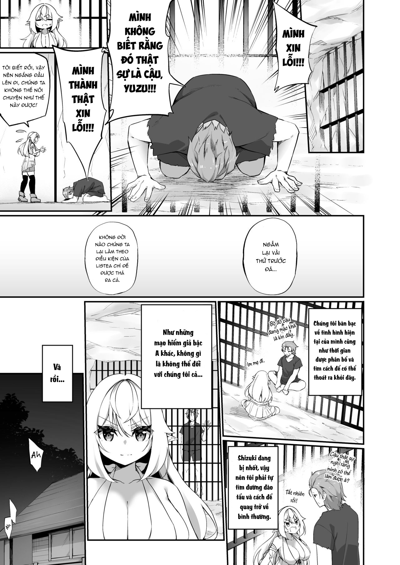 Đọc truyện hentai Câu chuyện một mạo hiểm giả trở thành Elf và kết hôn với bạn tâm giao của mình. - Oneshot 1