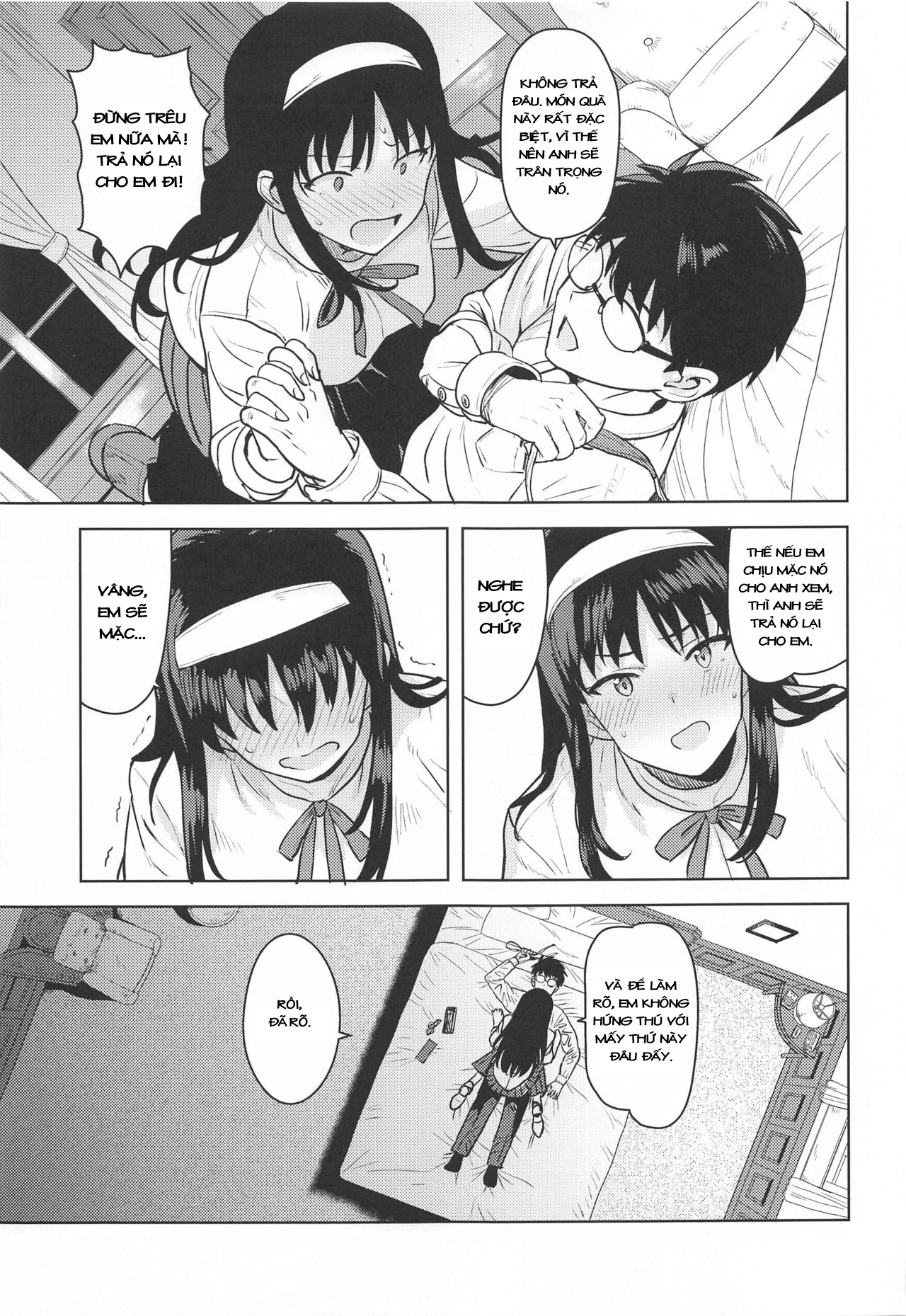 Đọc truyện hentai Quà của Akiha - Oneshot