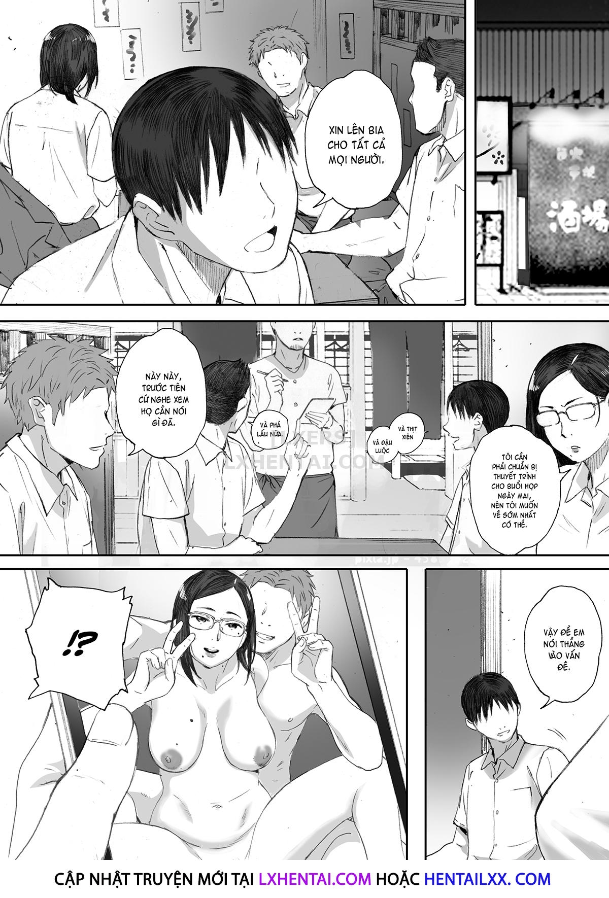 Đọc truyện hentai Middle-Aged Miss Hanada's Defloration - Oneshot