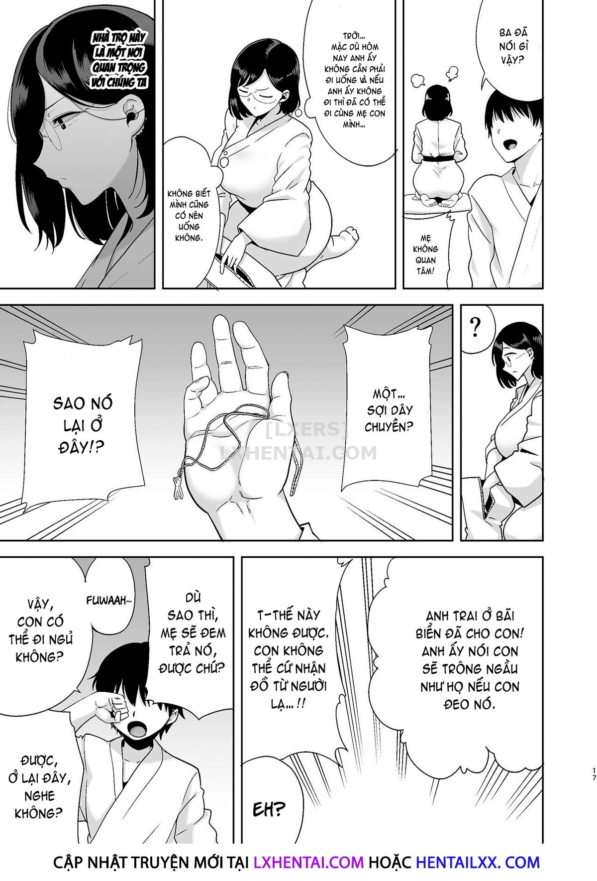 Đọc truyện hentai Natsuzuma ~Natsu, Ryokan, Nanpa Otoko-Tachi Ni Ochita Tsuma~ - Chap 1 - Có che