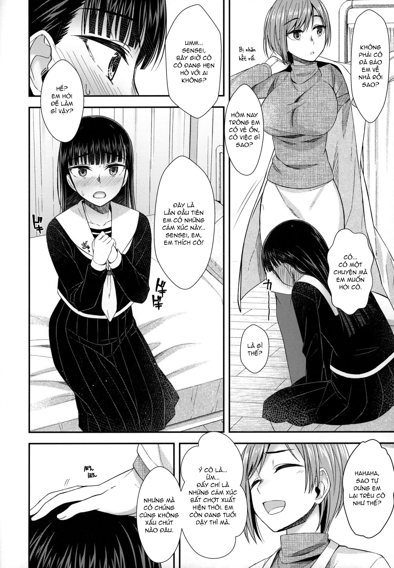 Đọc truyện hentai Hokenshitsu nite Seitsuu Girl - Oneshot