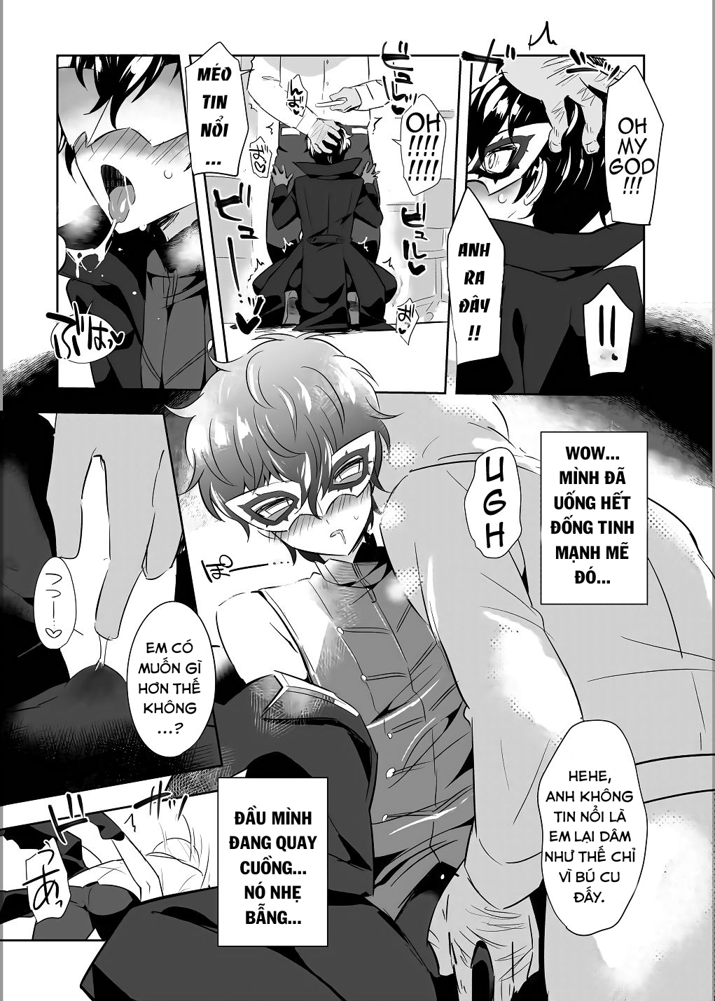 Đọc truyện hentai Kaitou-dan Leader no Himitsu no Namahousou (Persona 5) - Oneshot