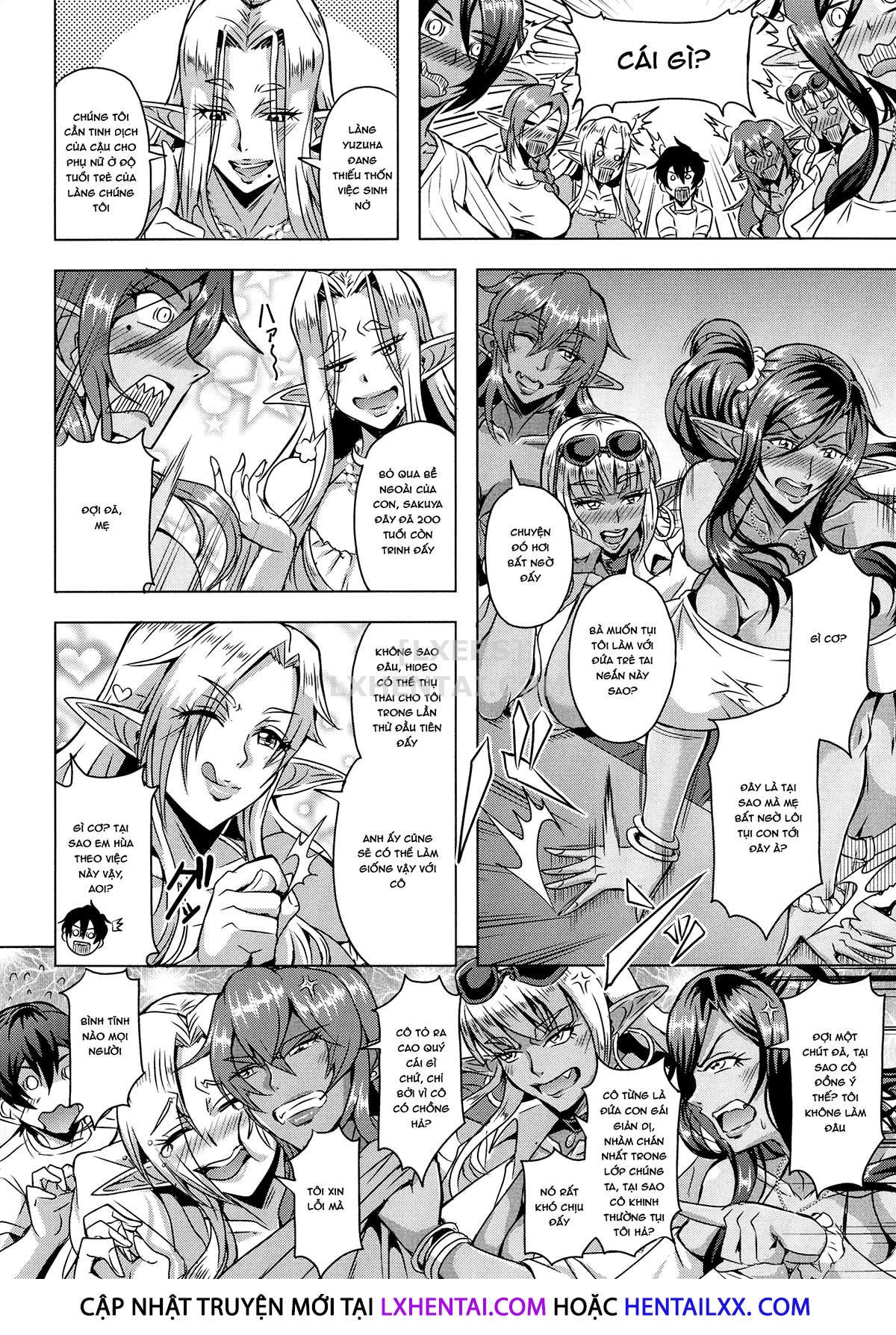 Đọc truyện hentai Elf Harem Story Chap 5 [END]