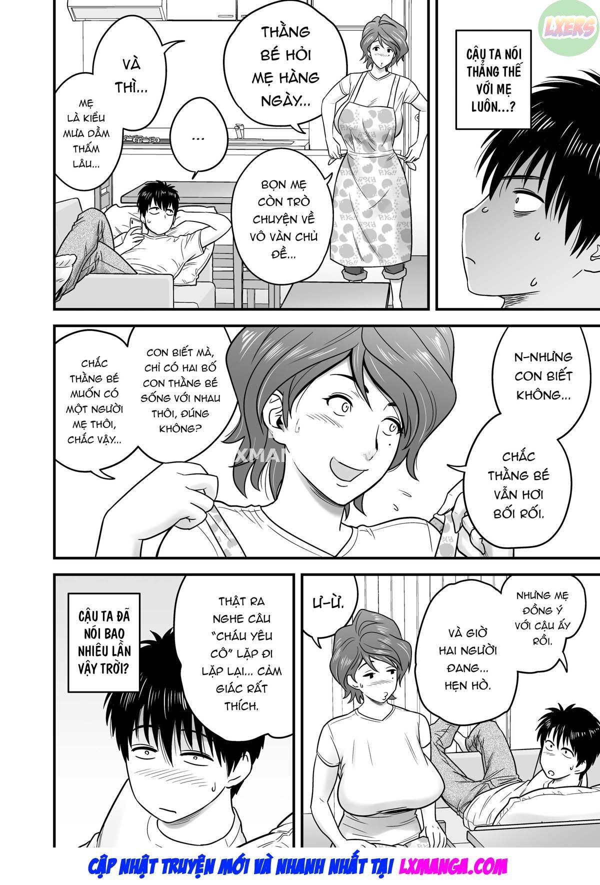 Đọc truyện hentai Vì mẹ tôi trở thành người yêu của bạn tôi - Chap 1